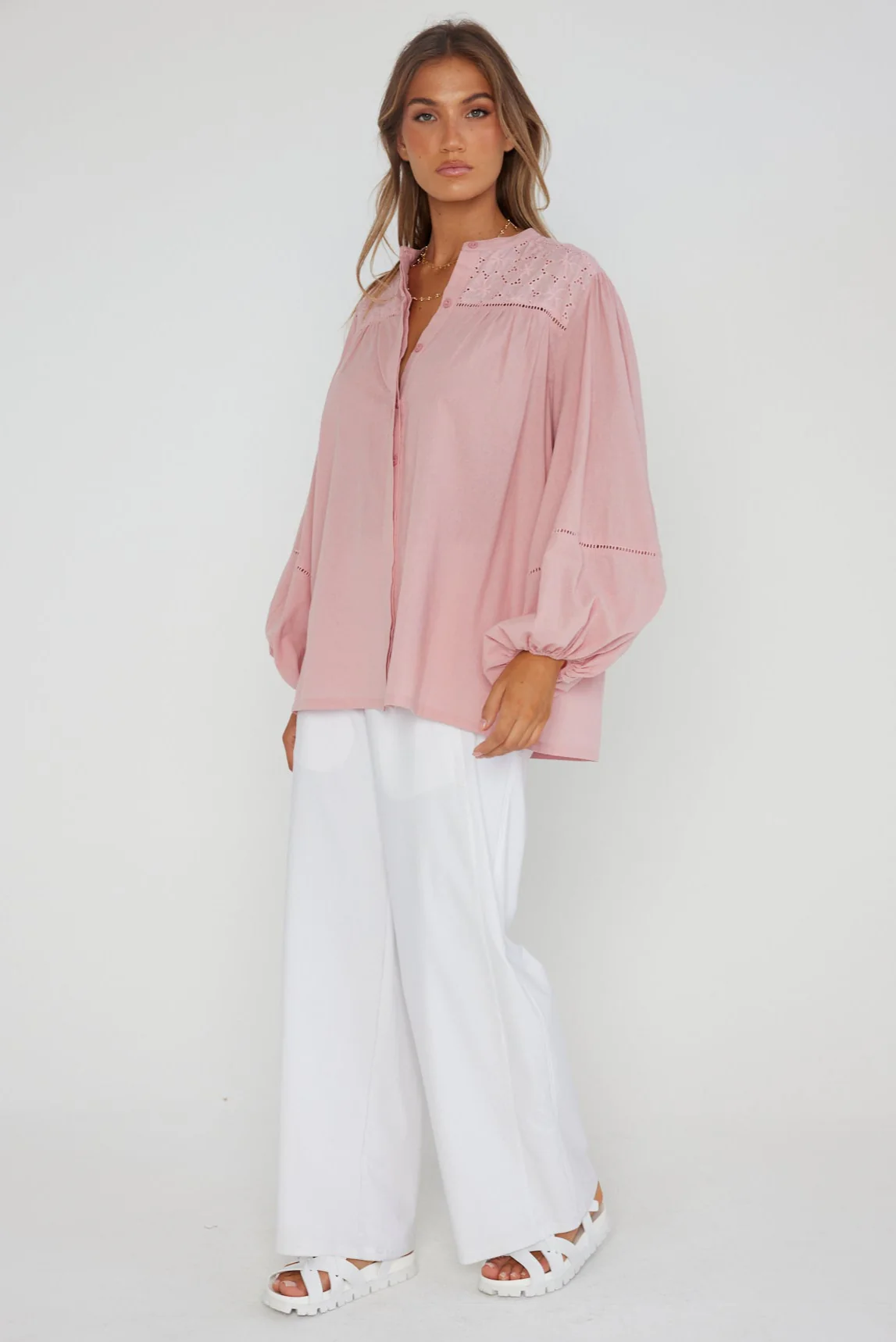 PAZ Blouse Dusty Pink - Image 9