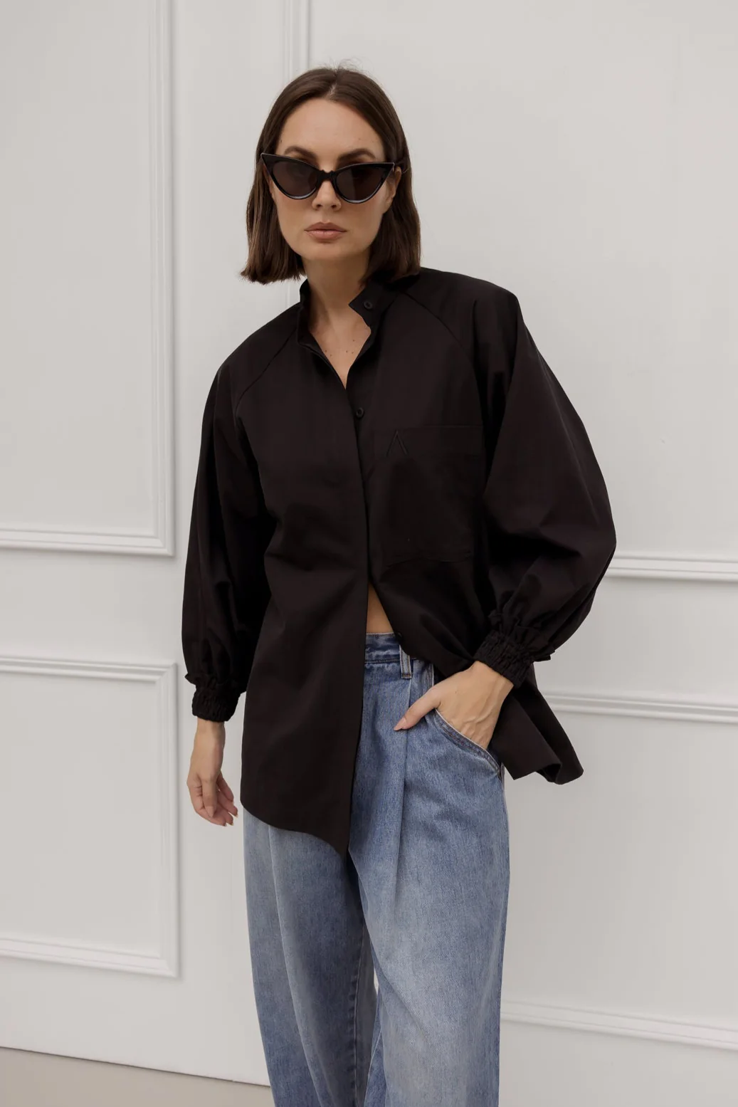 PETRA Shirt Black - Image 3