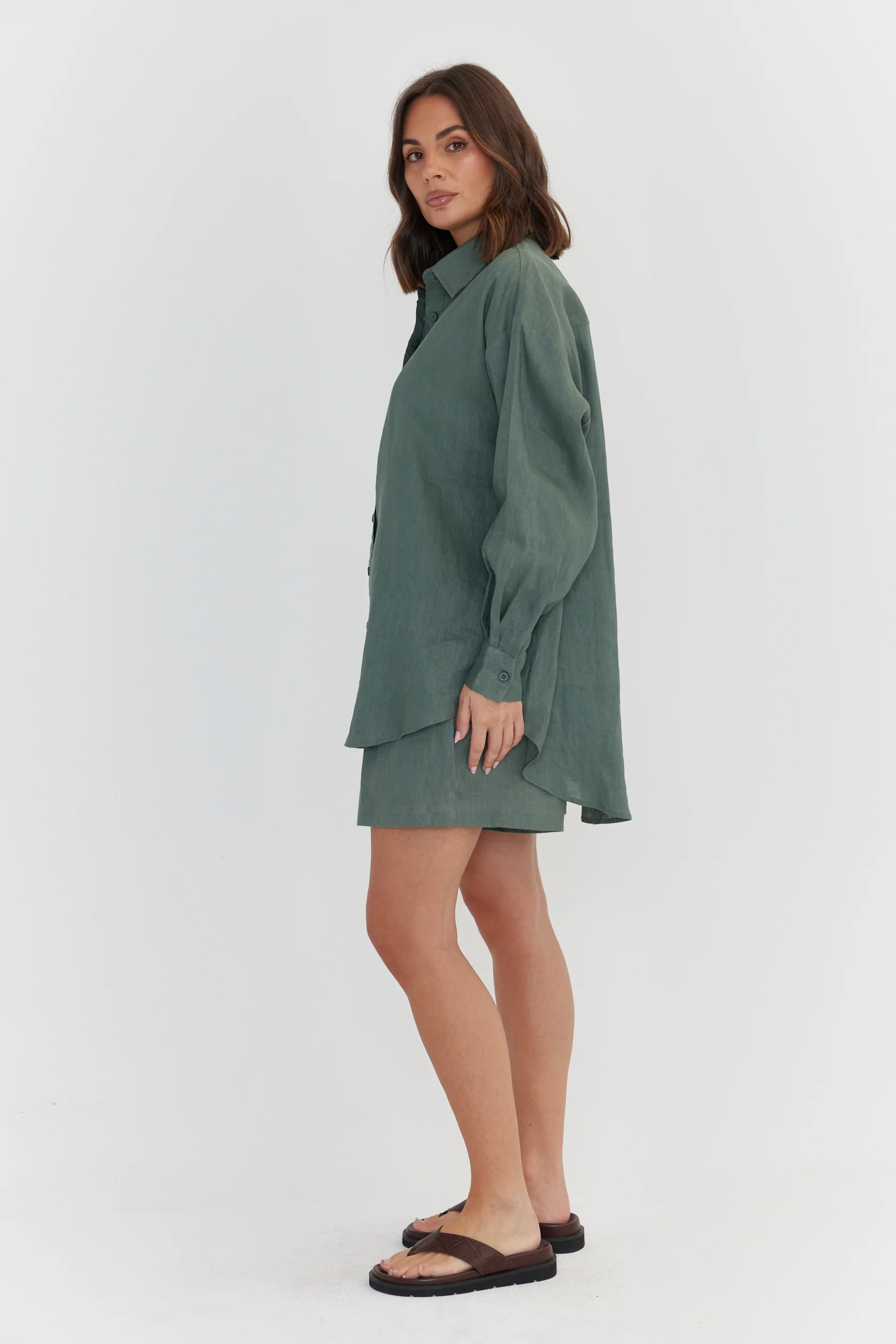 PLUTO Shirt Dusty Green - Image 12