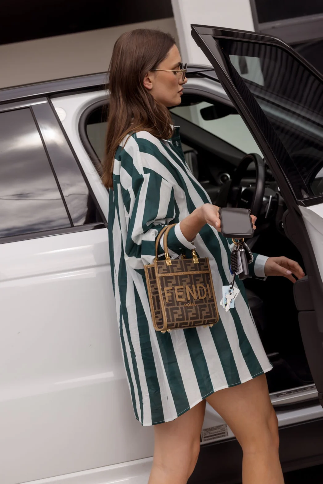 PLUTO Shirt Green Stripe - Image 3