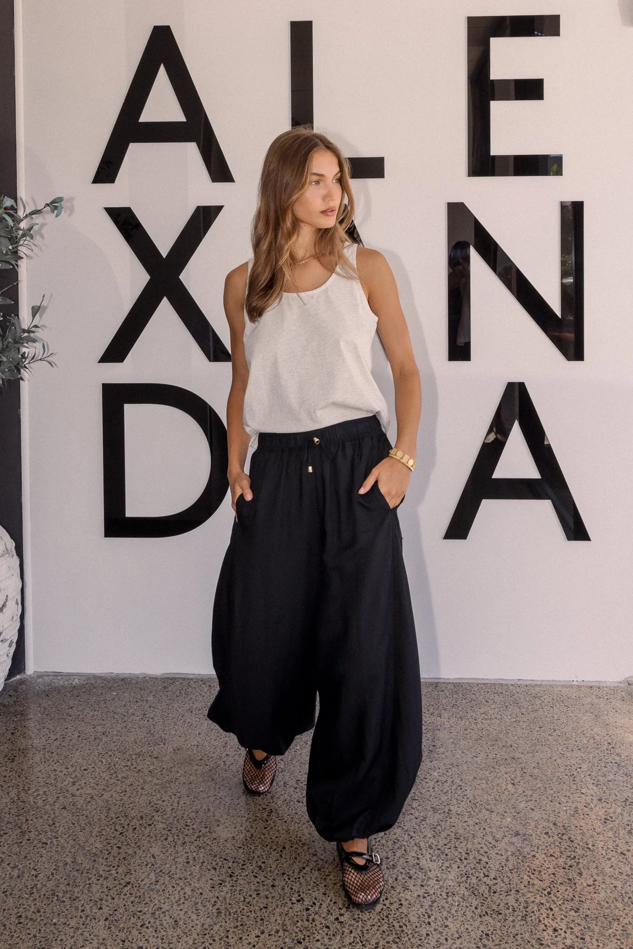 PRADAS Pants Black - Image 2