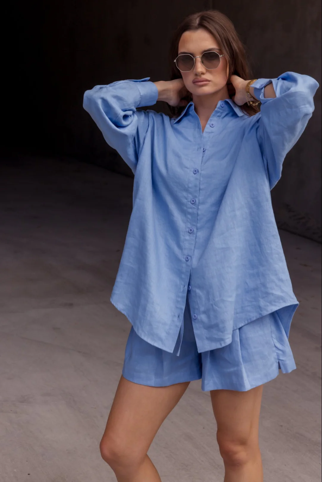 RAZ Shorts Cornflour Blue - Image 3