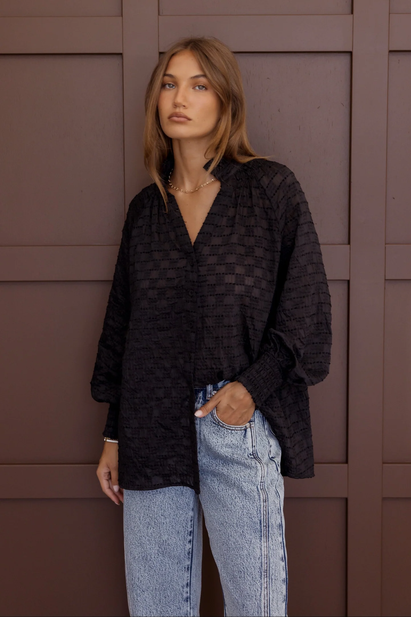 REAN Blouse Black