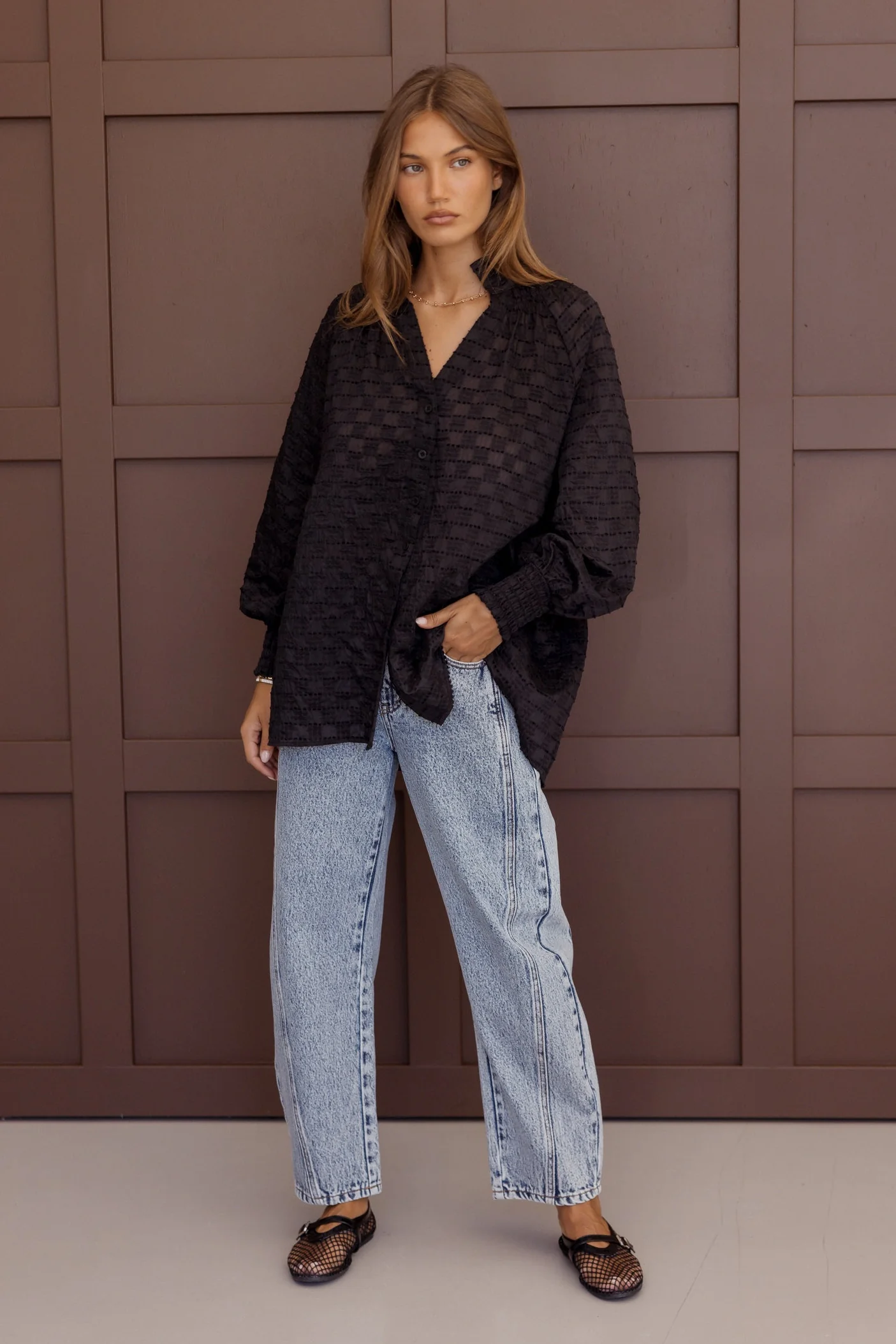 REAN Blouse Black - Image 2
