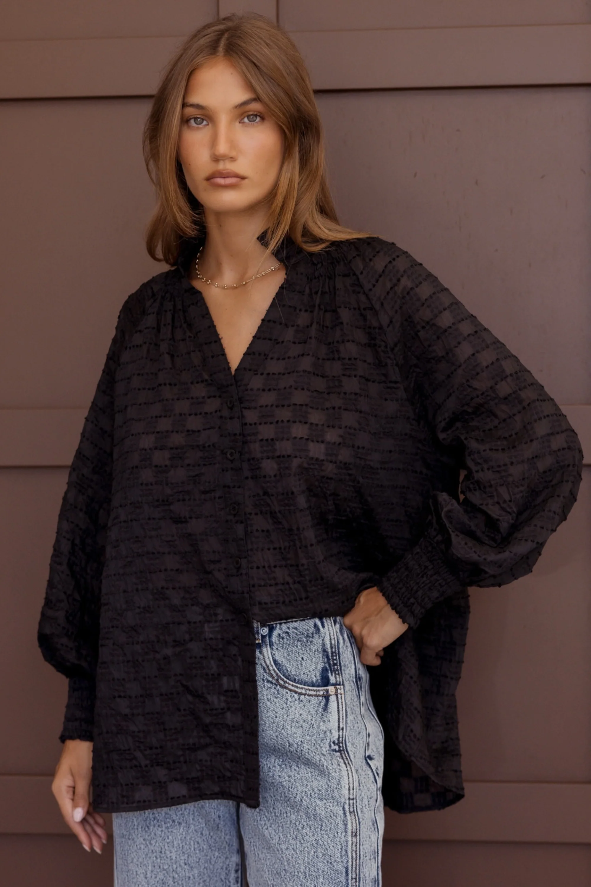 REAN Blouse Black - Image 3