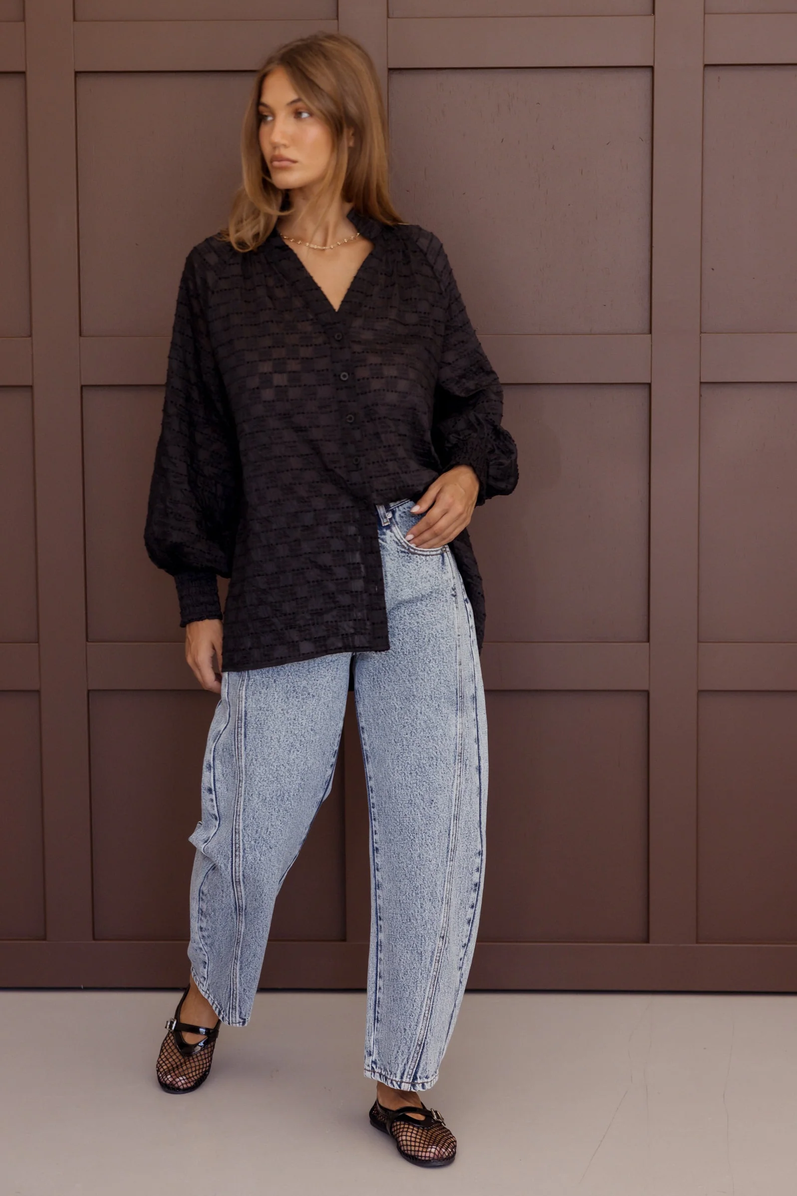 REAN Blouse Black - Image 4
