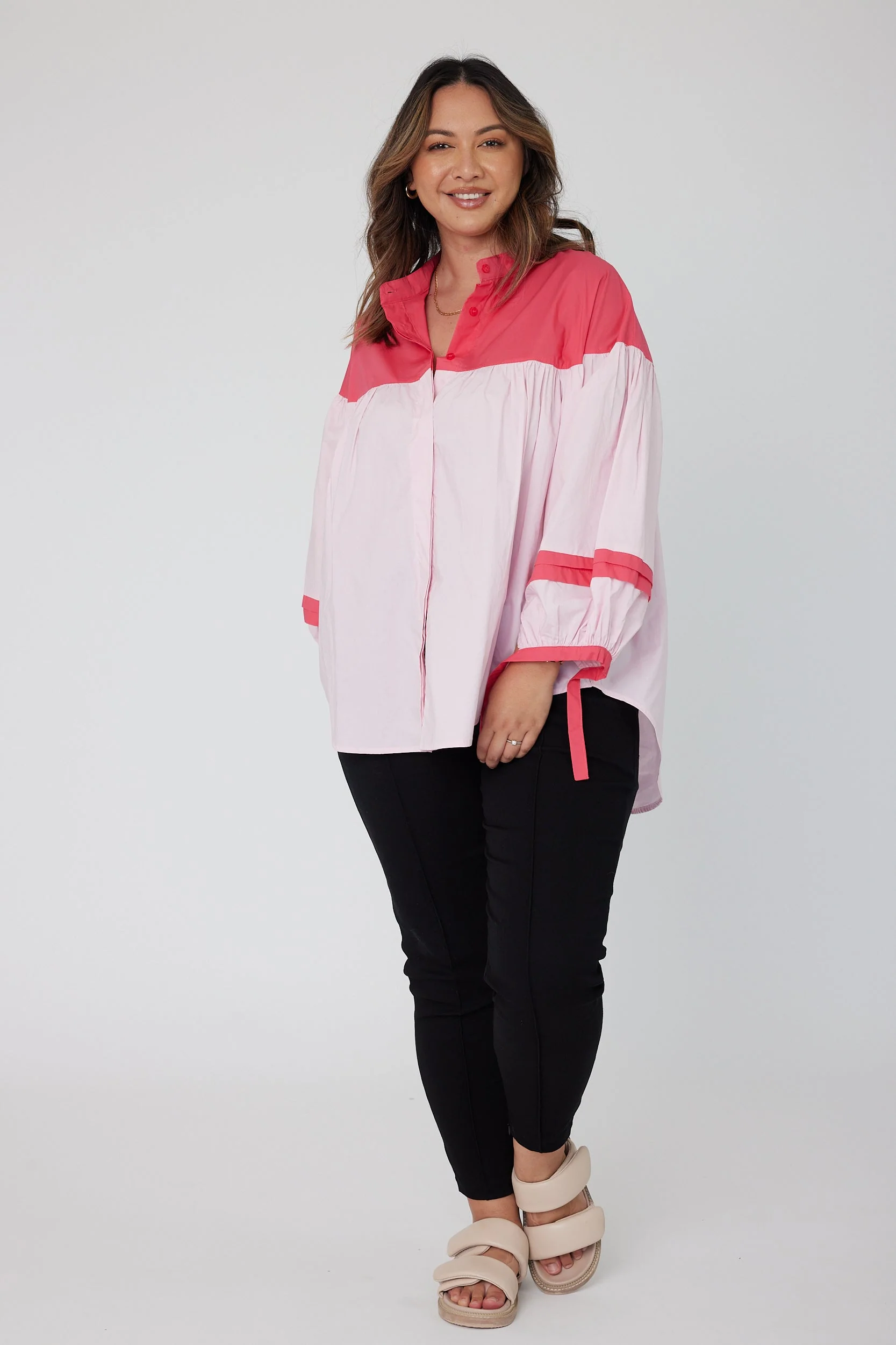 RENNOX Blouse Watermelon & Pink - Image 12