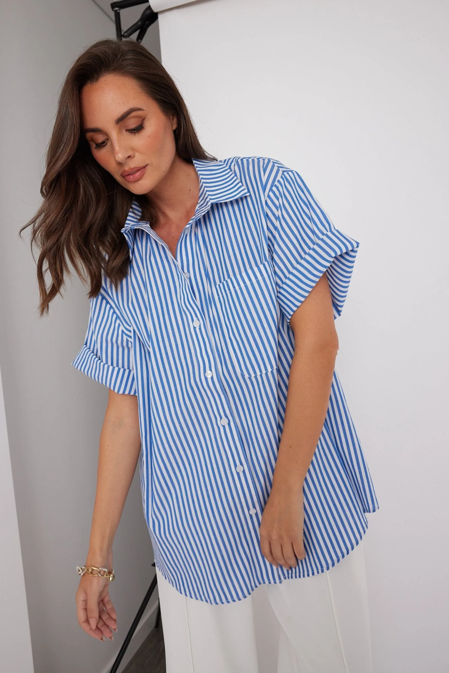 ROGUE Shirt Blue Stripe - Image 5