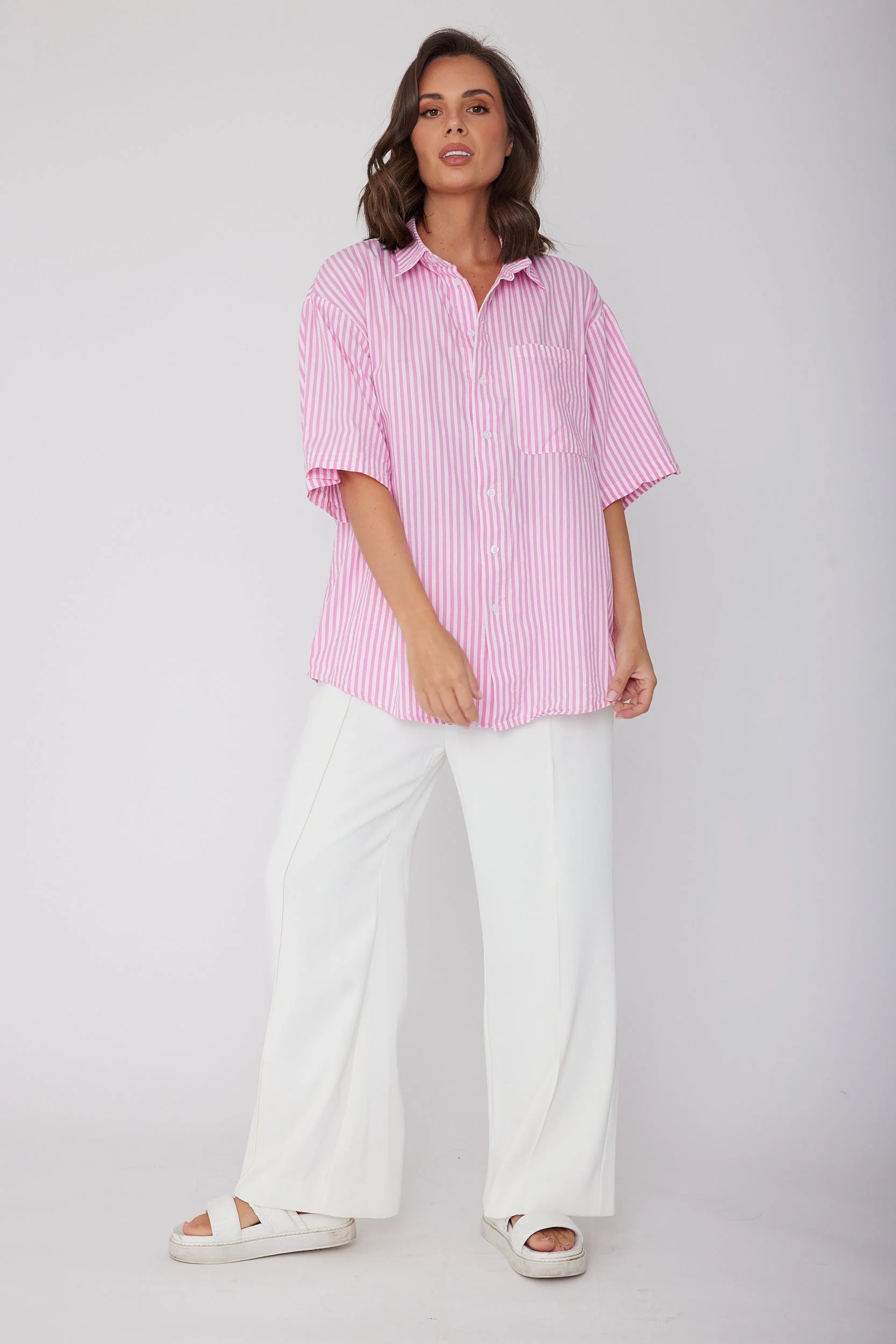ROGUE Shirt Pink Stripe - Image 10
