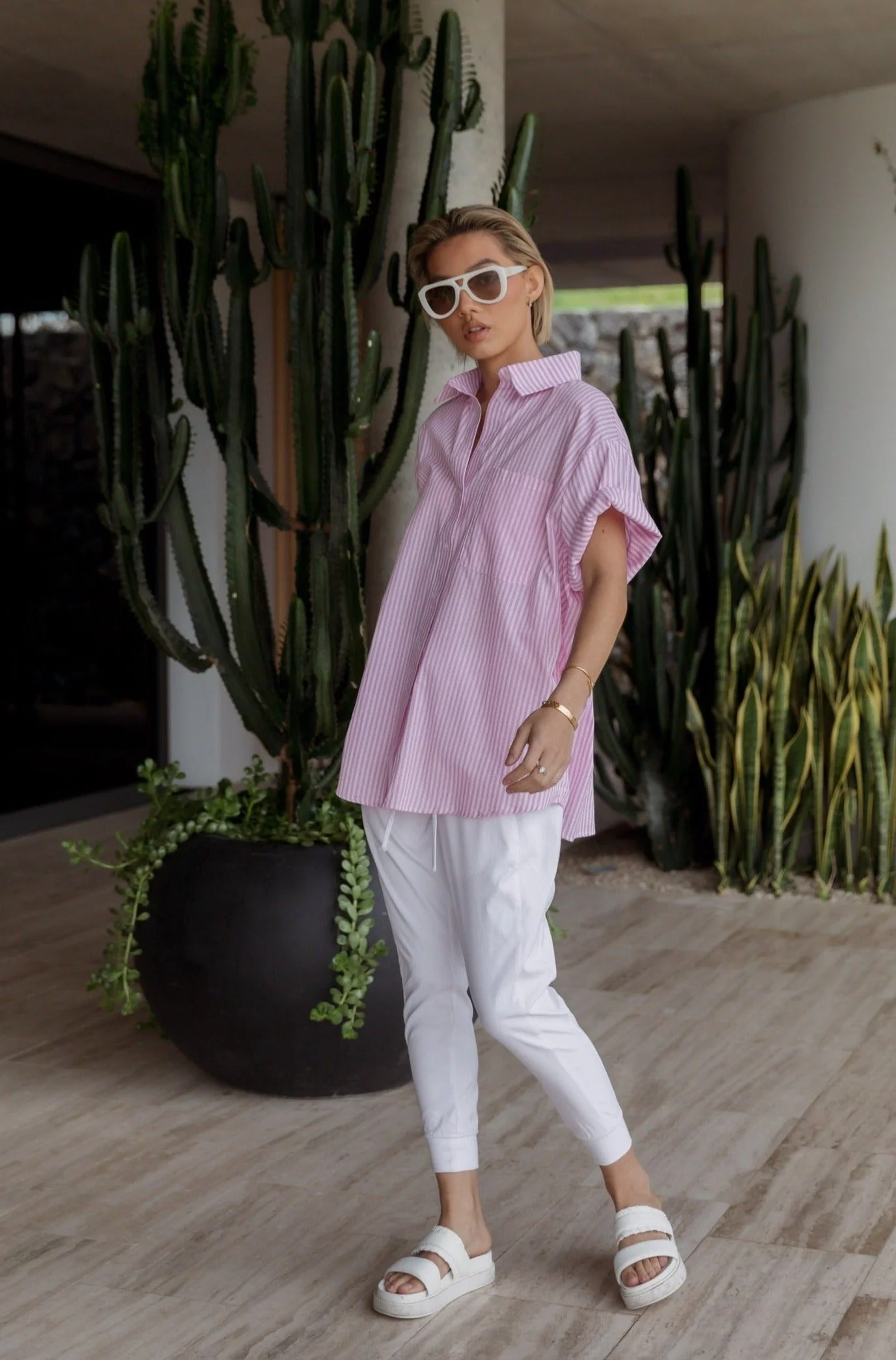 ROGUE Shirt Pink Stripe - Image 3