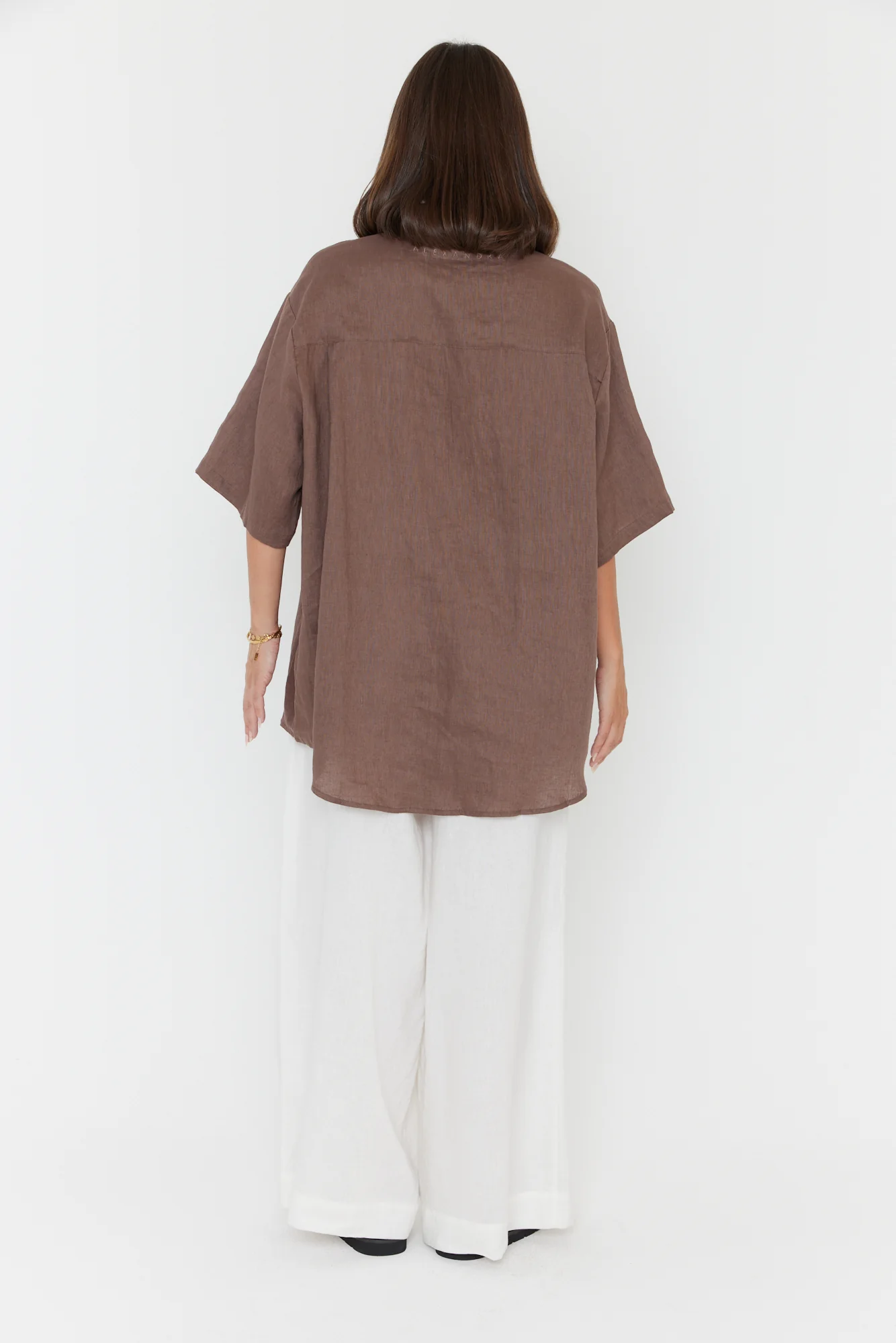 ROGUE Shirt Linen Chocolate - Image 12