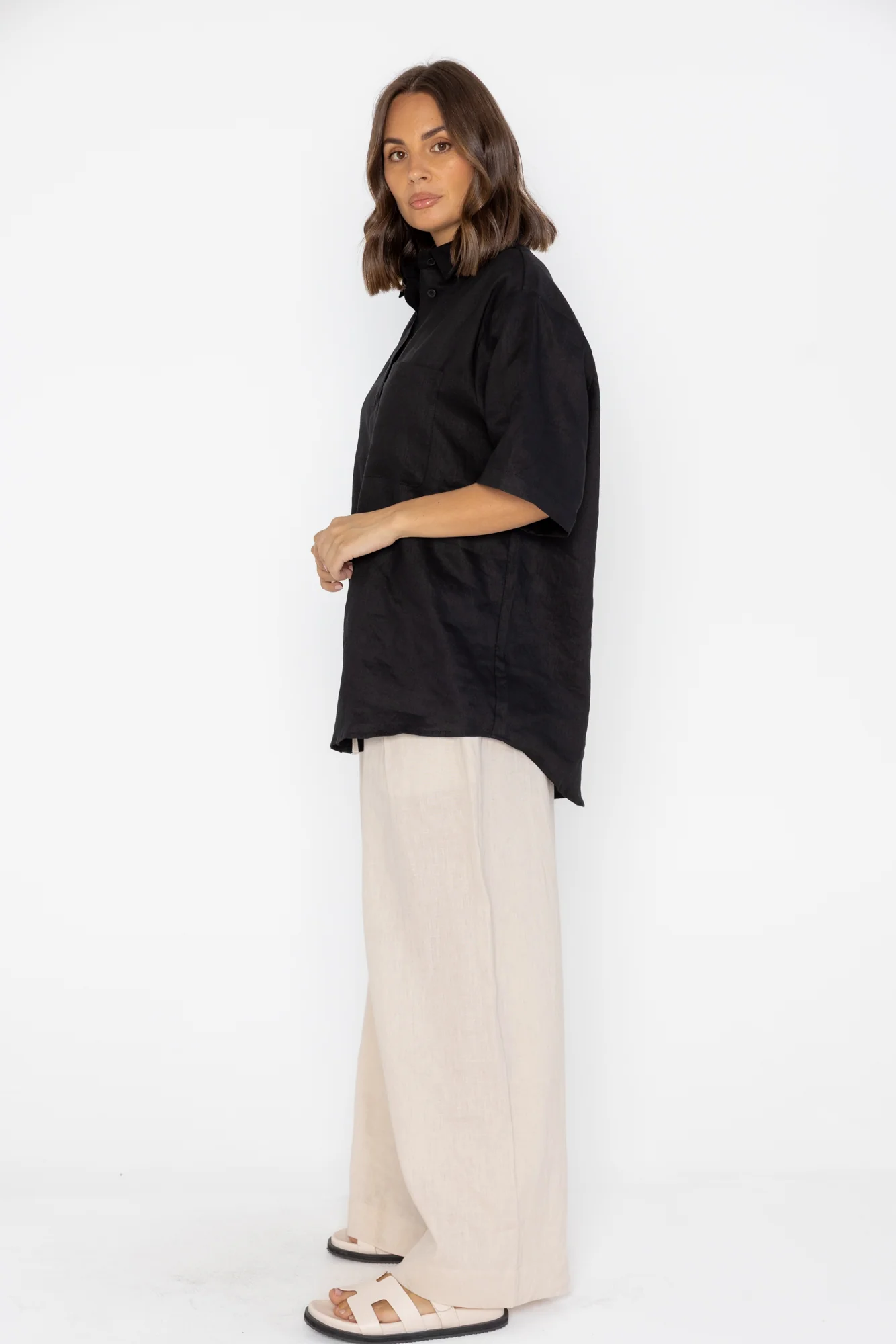 ROGUE Shirt Linen Black - Image 10