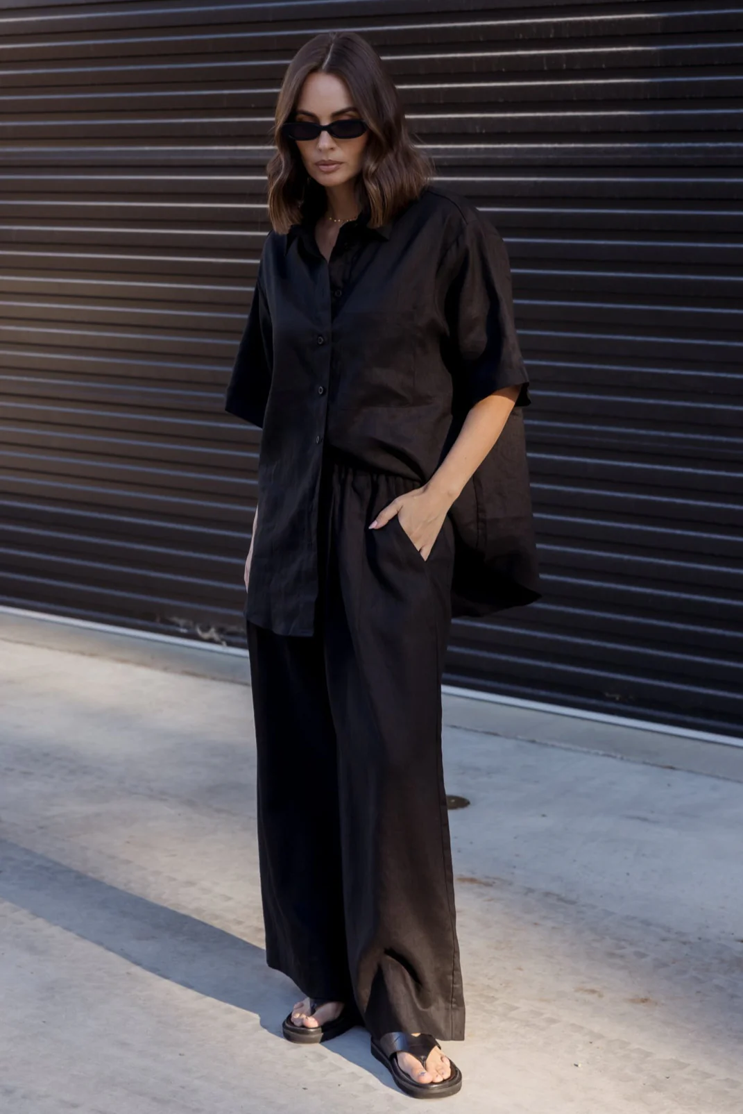 ROGUE Shirt Linen Black - Image 2