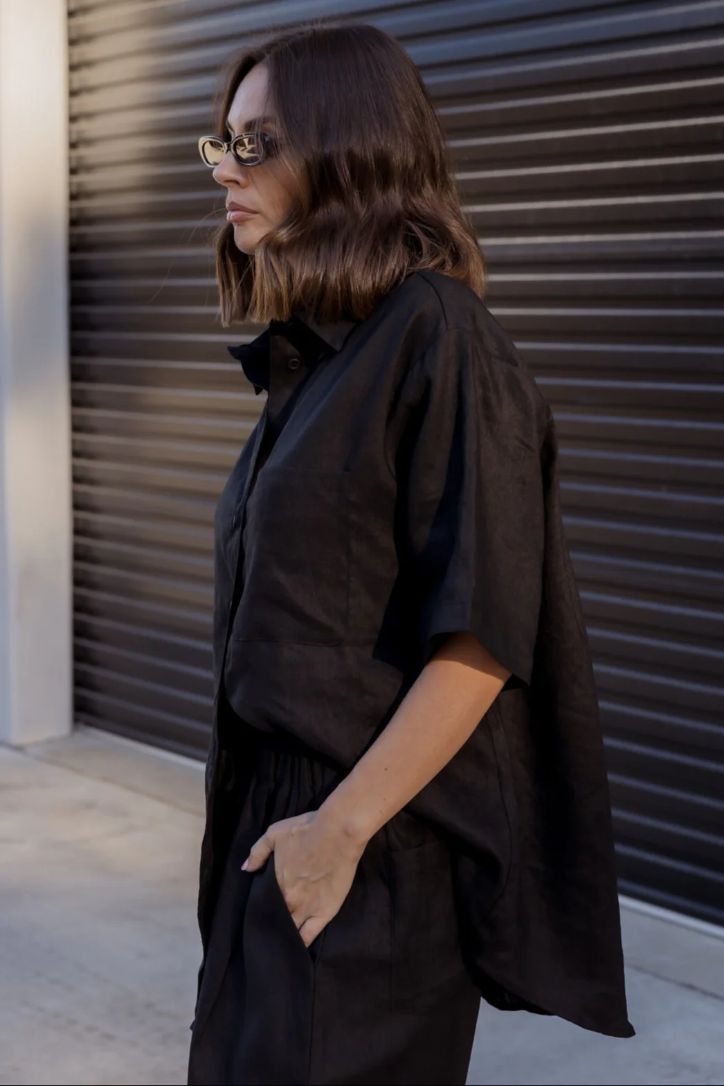 ROGUE Shirt Linen Black - Image 5