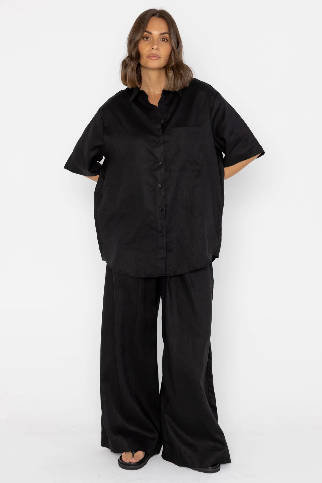 ROGUE Shirt Linen Black - Image 8