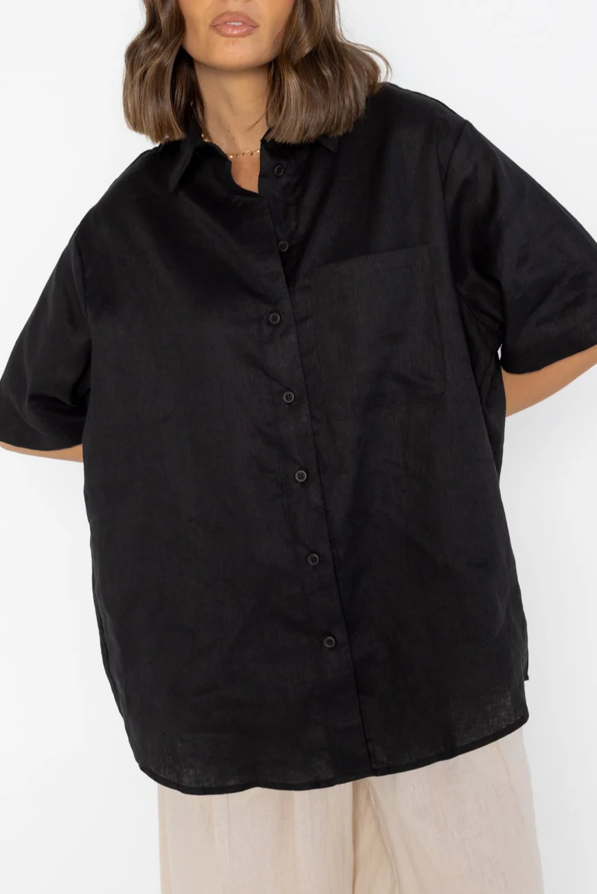 ROGUE Shirt Linen Black - Image 9