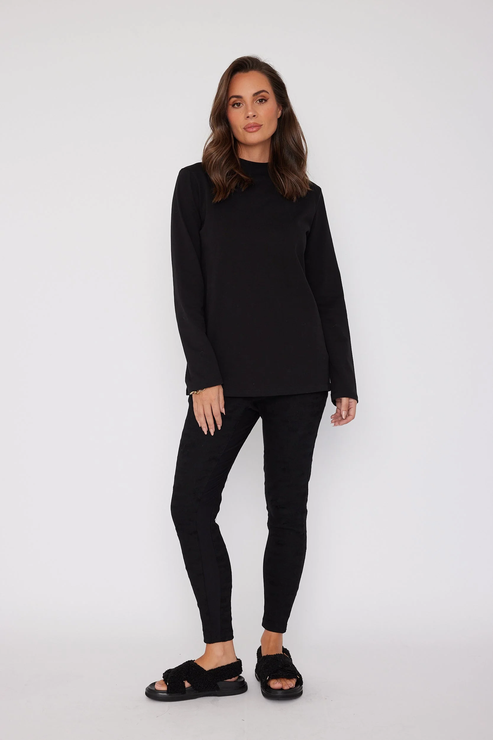 RUBY Long Sleeve Top Black - Image 3