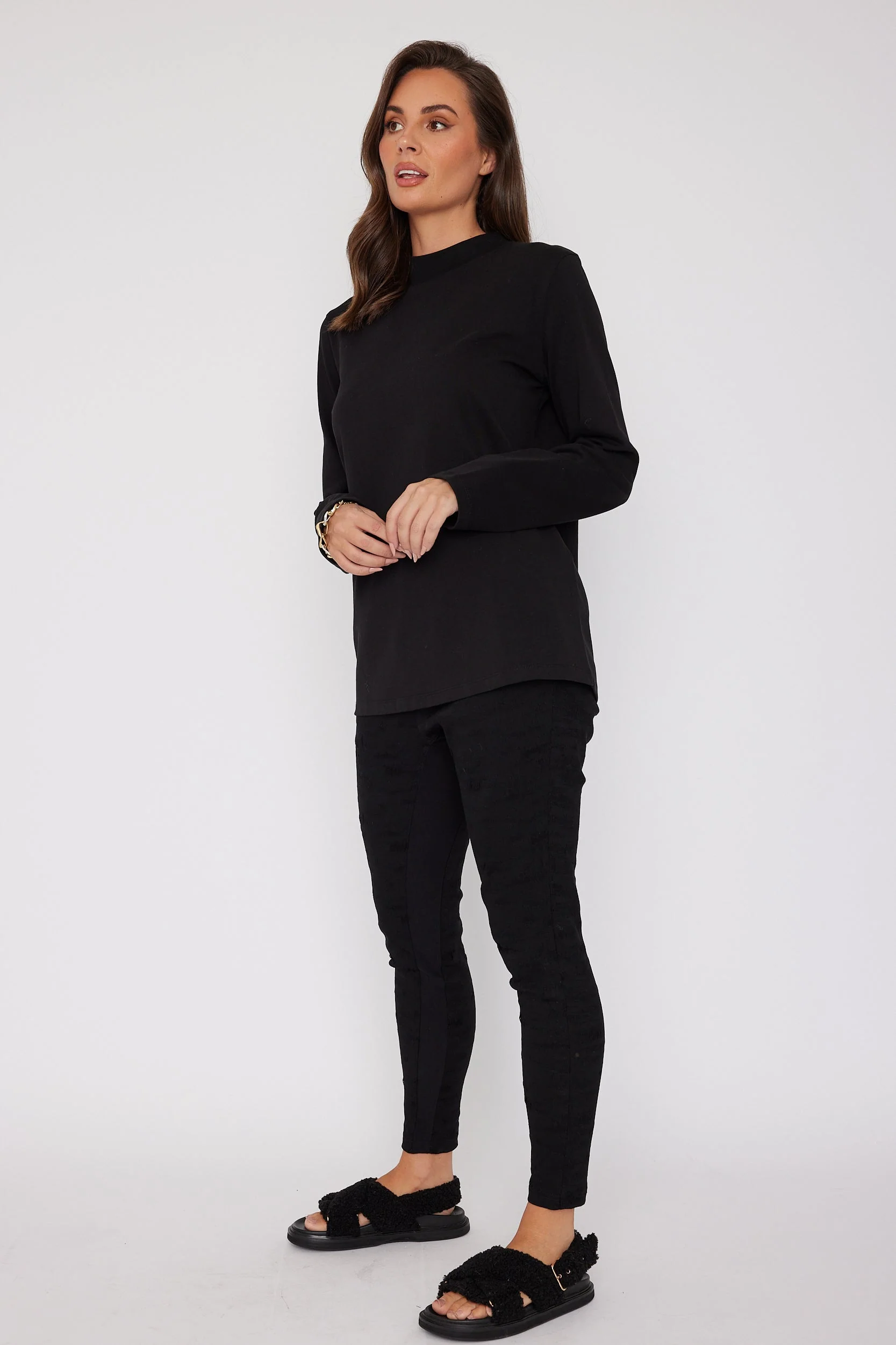 RUBY Long Sleeve Top Black - Image 6