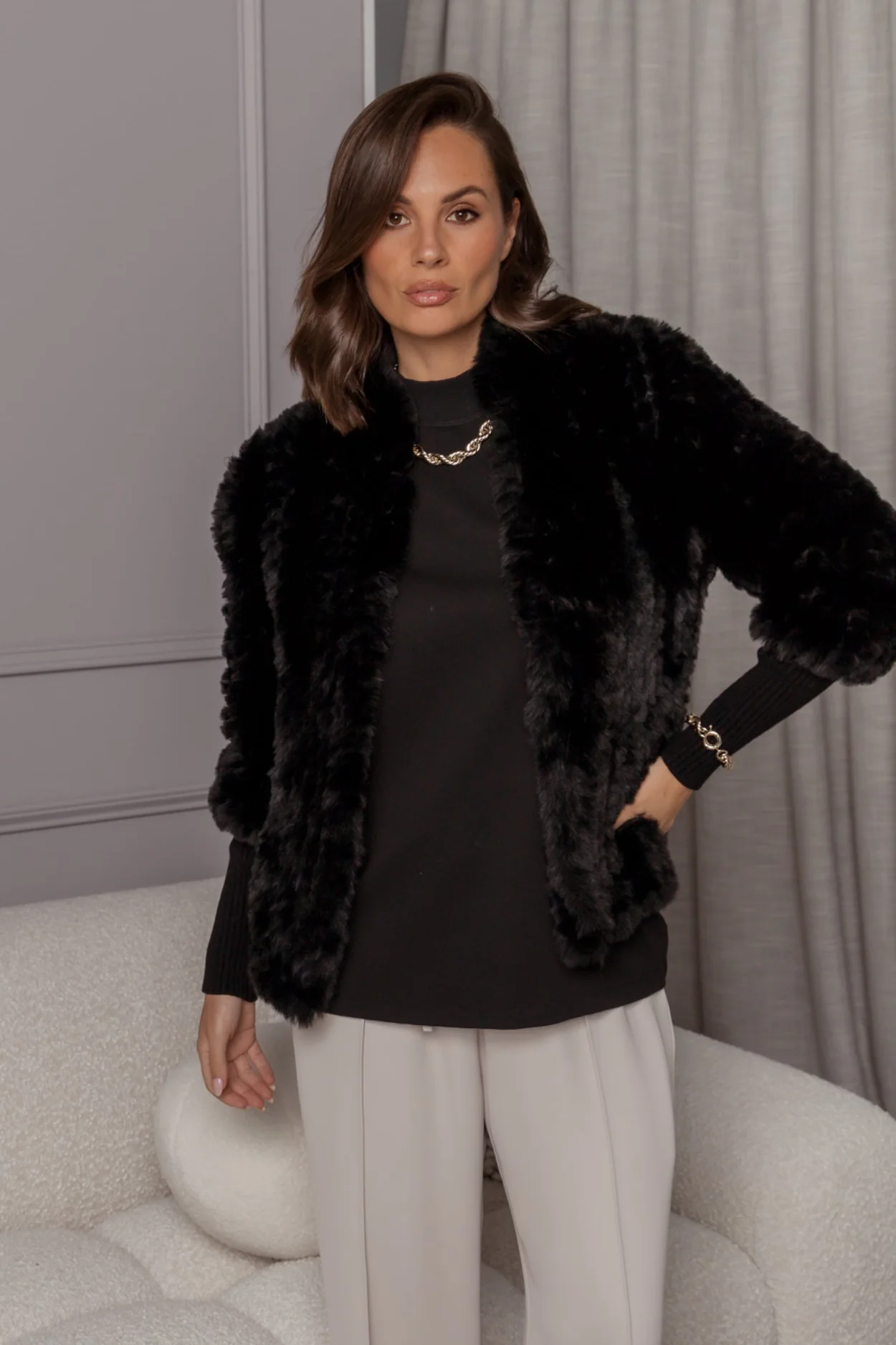 RUBY Long Sleeve Top Black - Image 9
