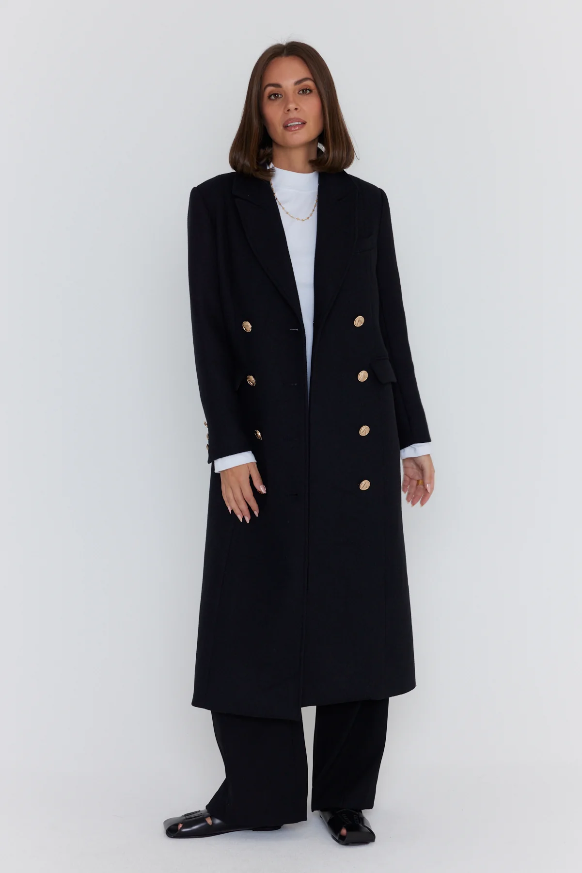 RUSSIAN Coat Black - Image 8