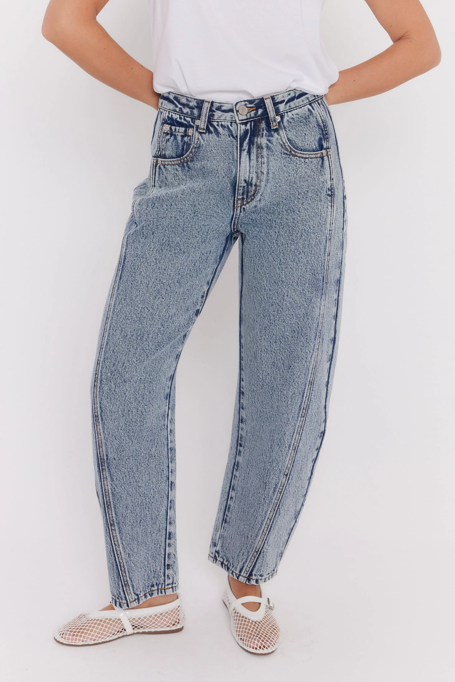 SALTY Jeans Acid Wash Denim - Image 8
