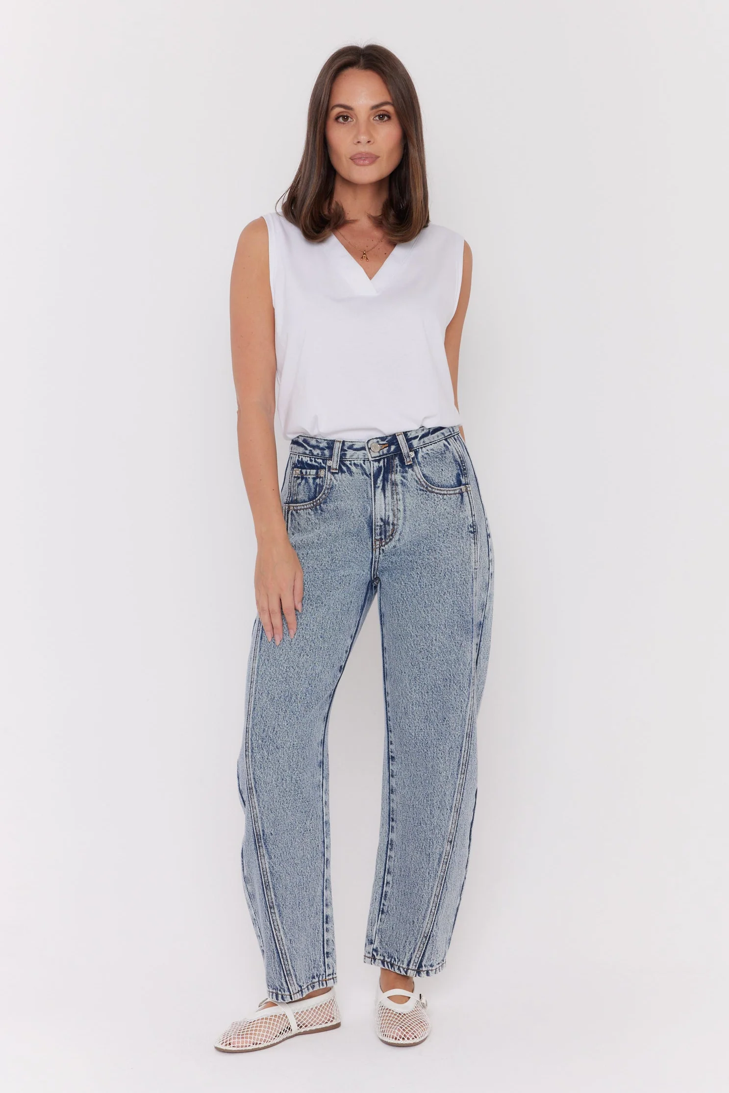 SALTY Jeans Acid Wash Denim - Image 9