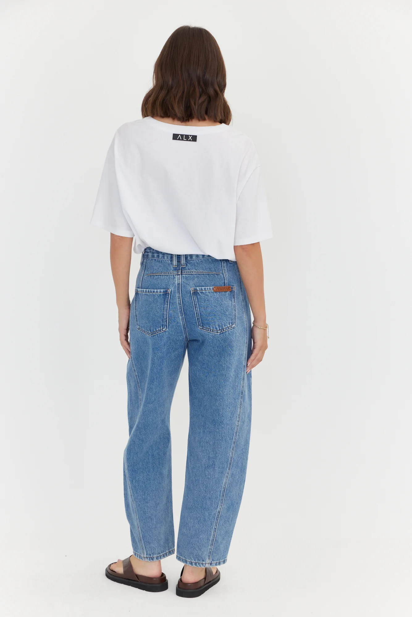 SALTY Jeans Mid Blue Wash Denim - Image 13