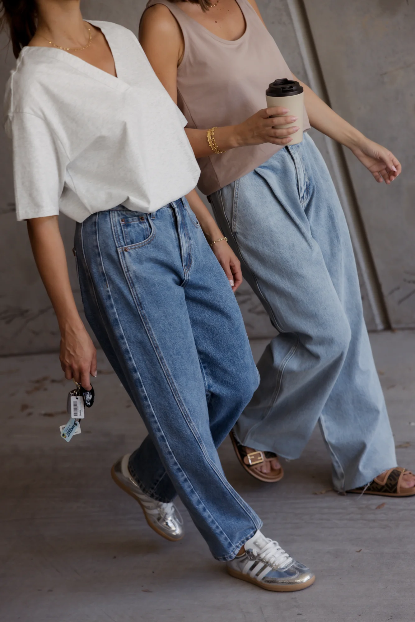 SALTY Jeans Mid Blue Wash Denim - Image 7