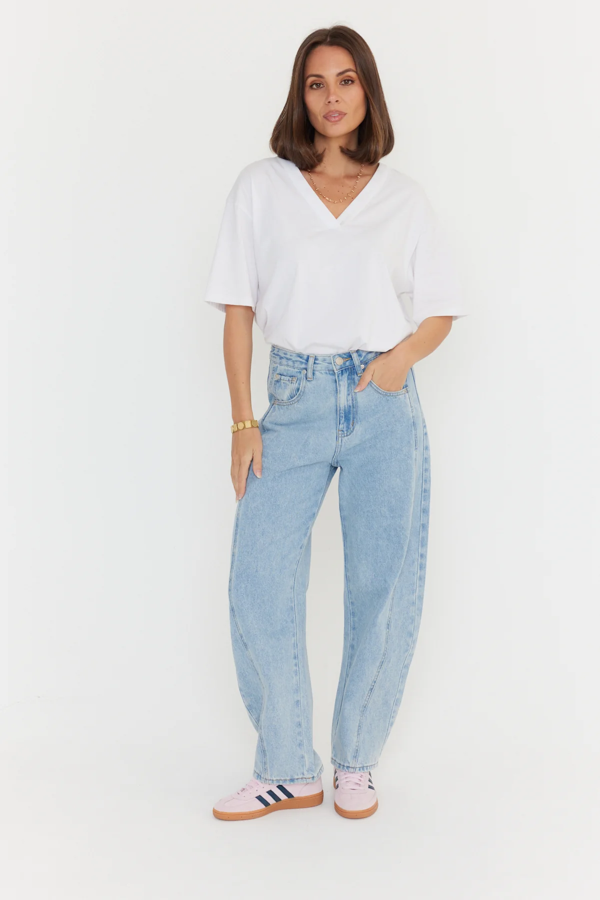 SALTY Jeans Light Blue Wash Denim - Image 11