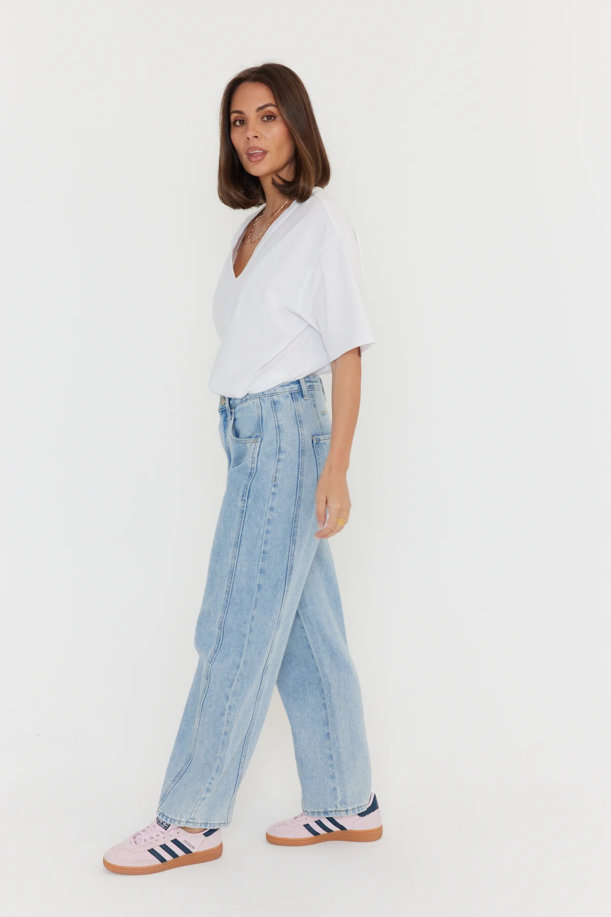 SALTY Jeans Light Blue Wash Denim - Image 13