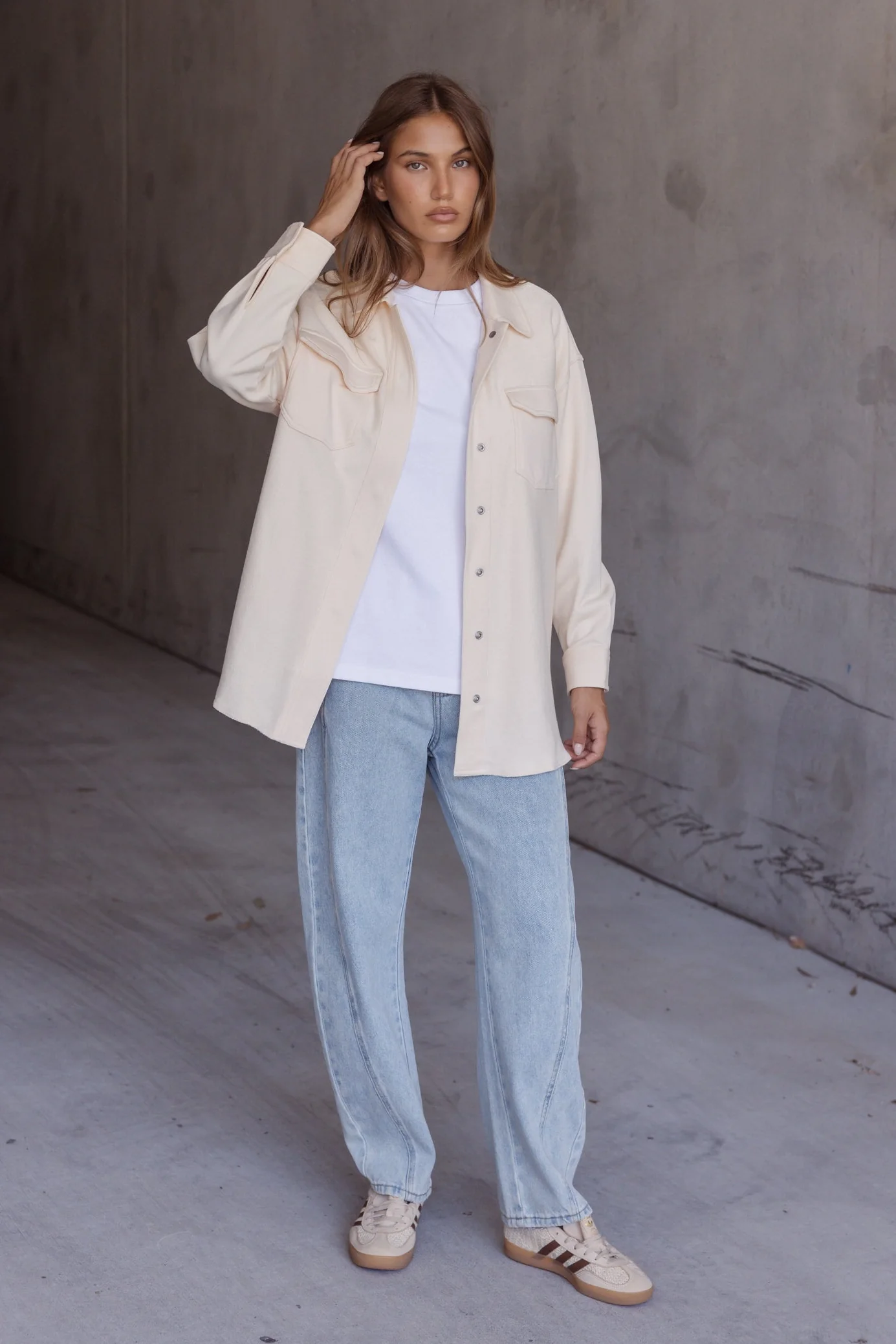 SALTY Jeans Light Blue Wash Denim - Image 3