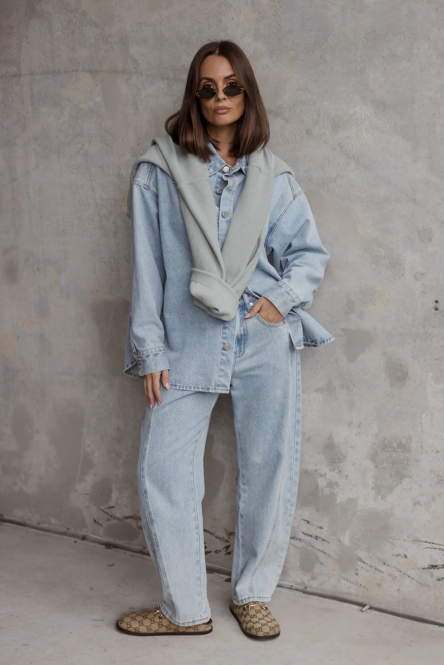 SALTY Jeans Light Blue Wash Denim - Image 4