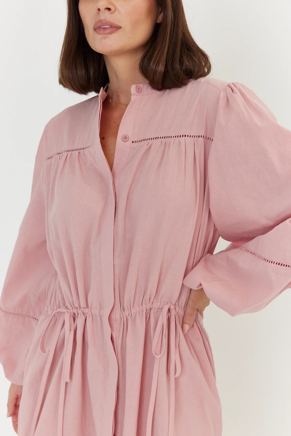 SHANI Dress Dusty Pink - Image 10