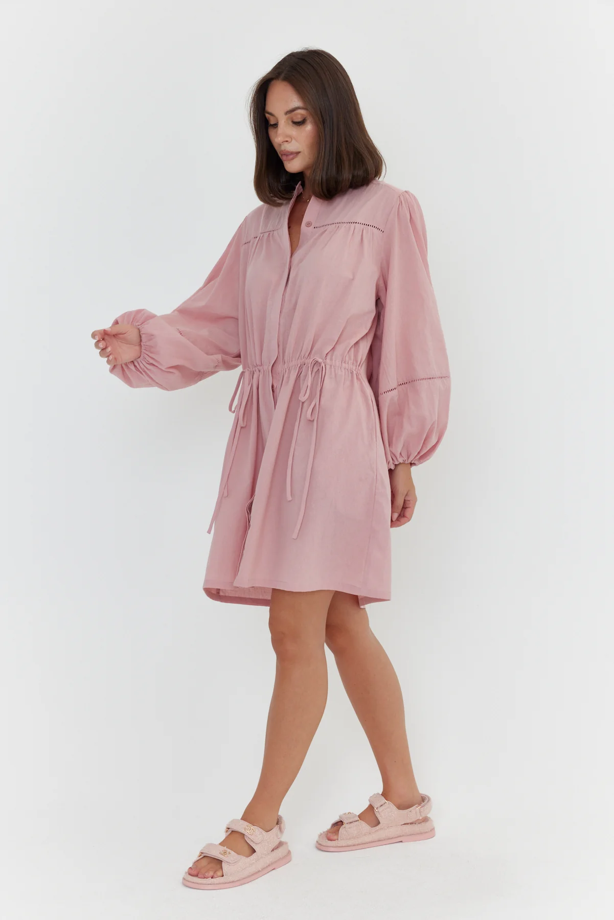 SHANI Dress Dusty Pink - Image 9