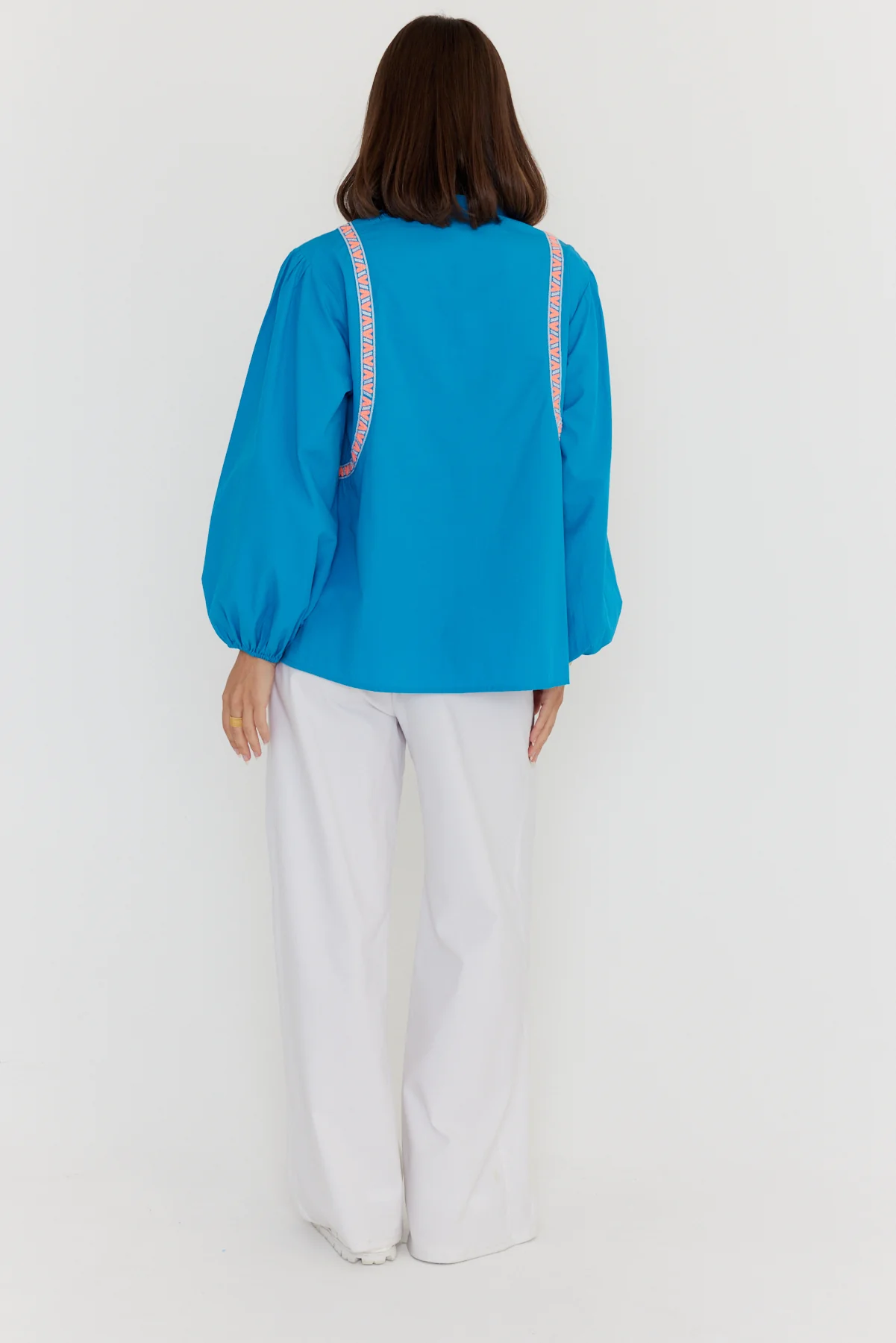 SILAS Blouse Blue Teal - Image 12