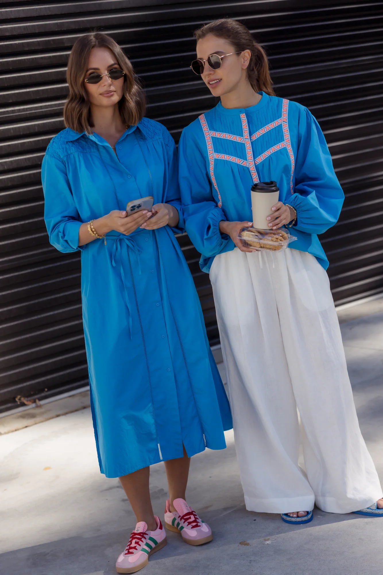 SILAS Blouse Blue Teal - Image 4