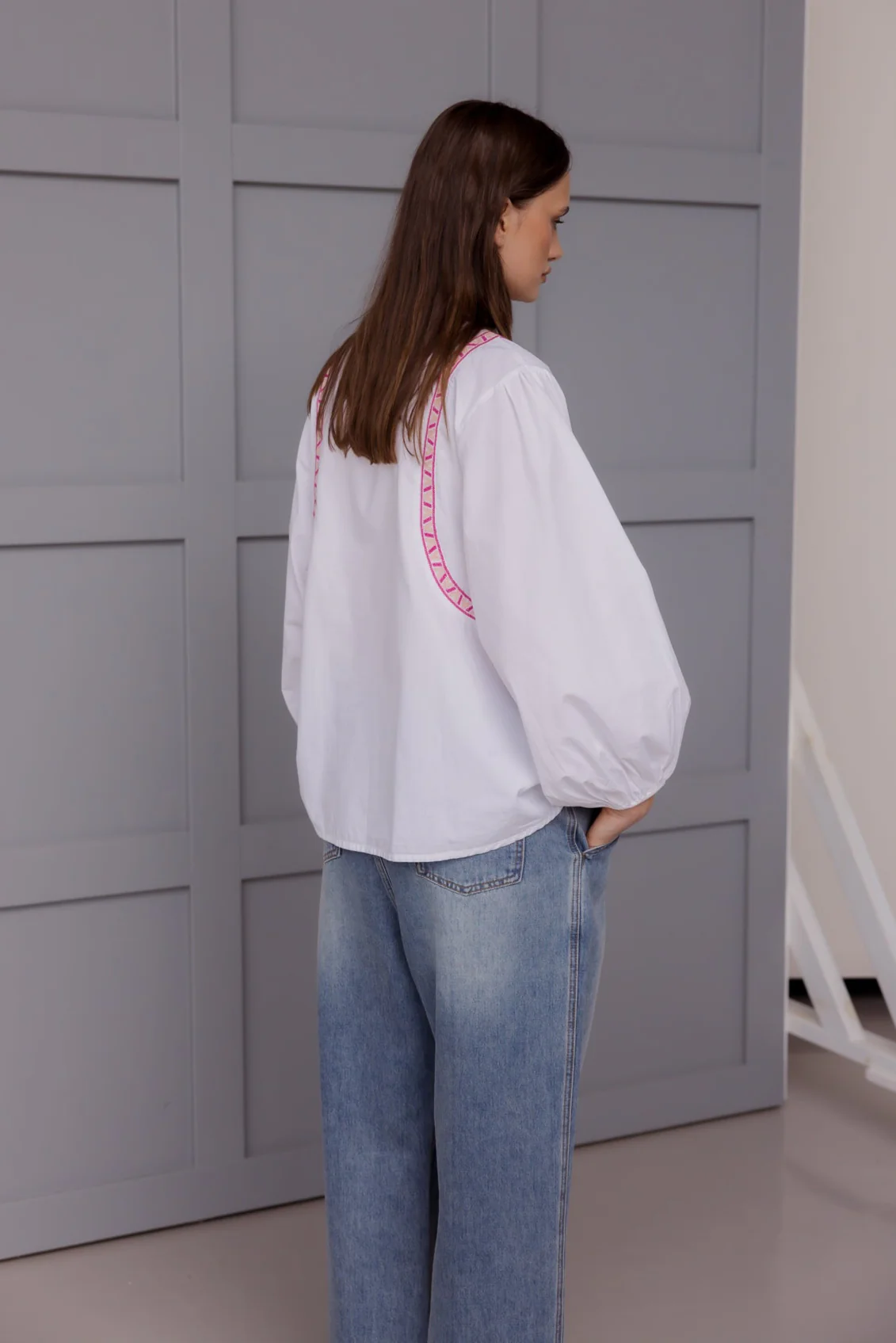 SILAS Blouse White - Image 4