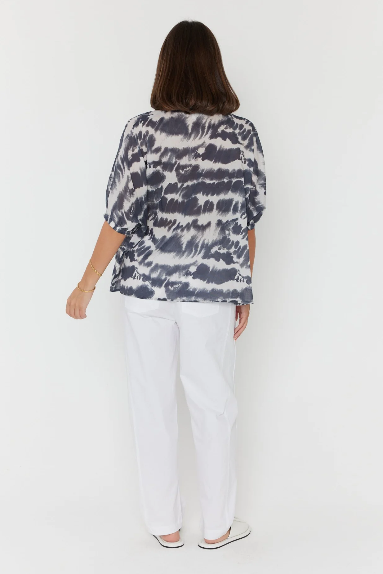 SULTAN Blouse Navy Blur - Image 10