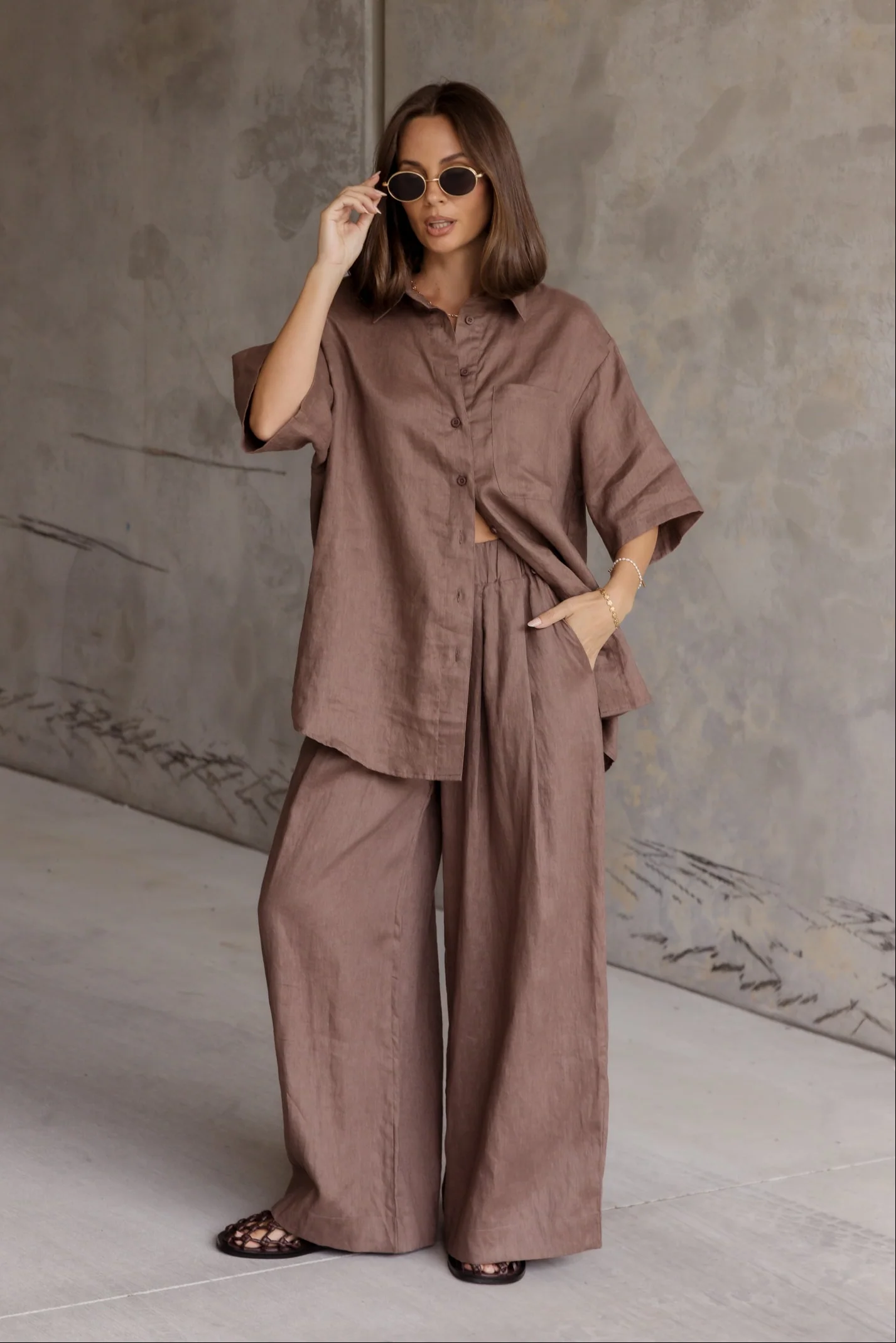 TERI Pants Chocolate - Image 2