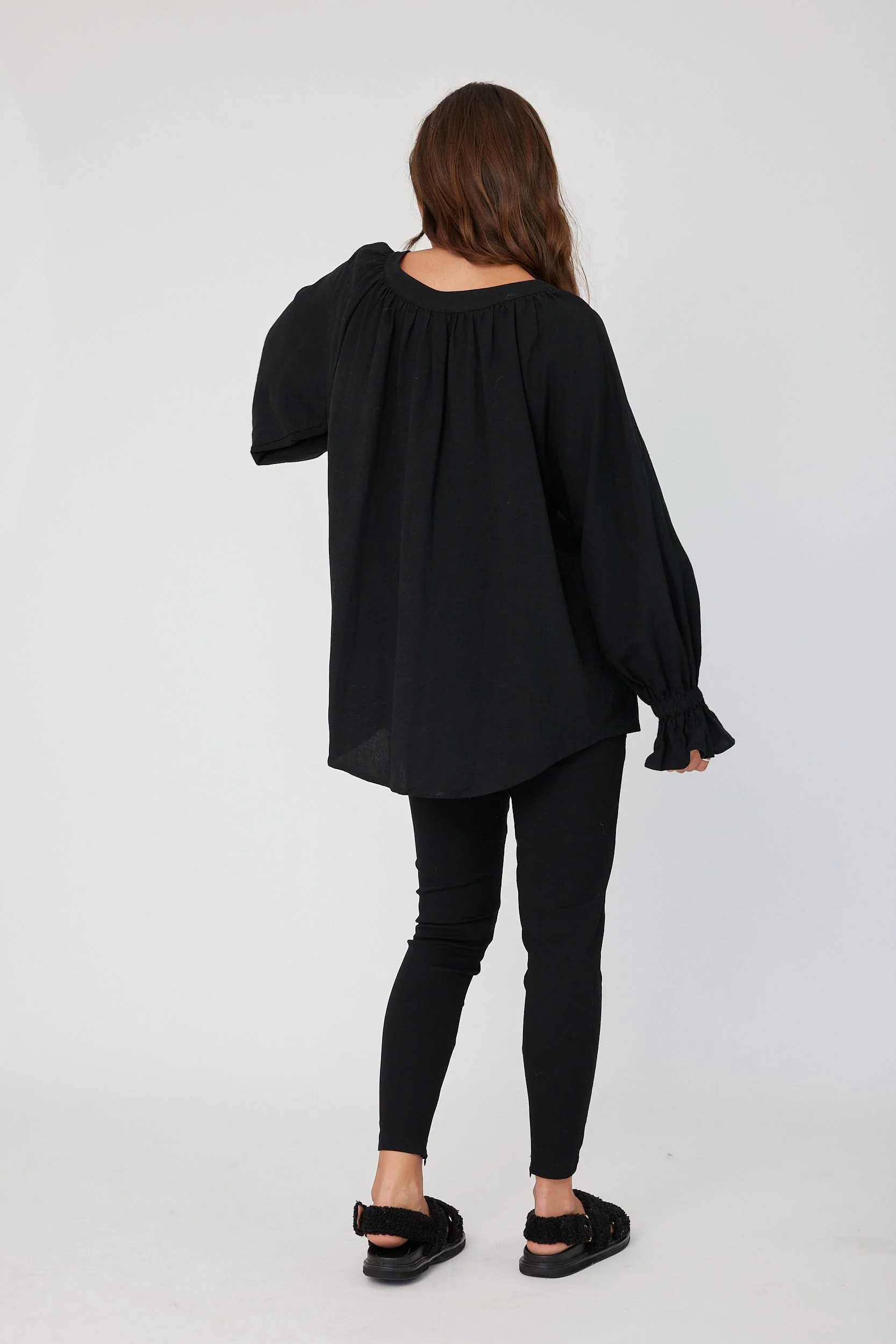TRINITY Blouse Black - Image 10