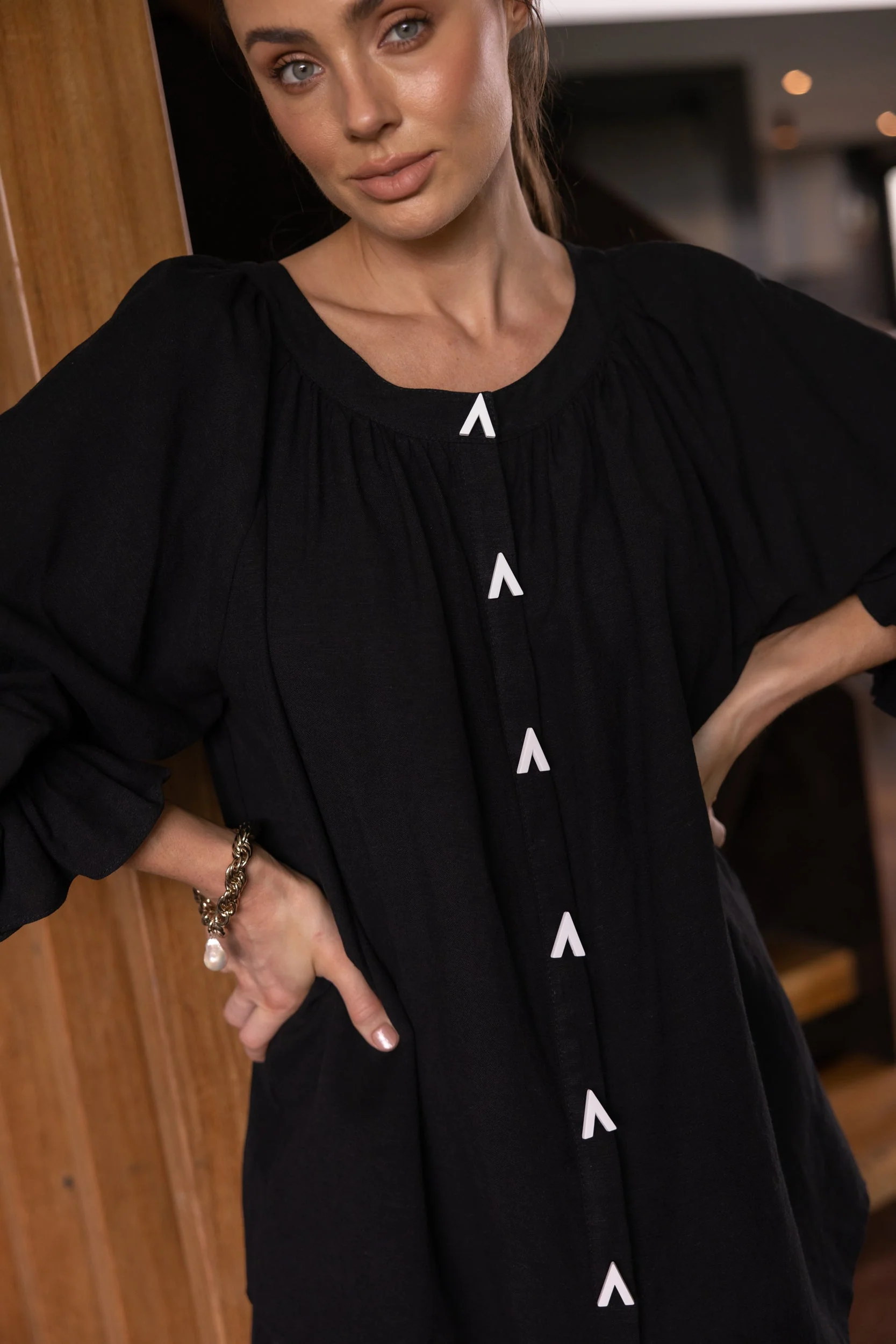 TRINITY Blouse Black - Image 5