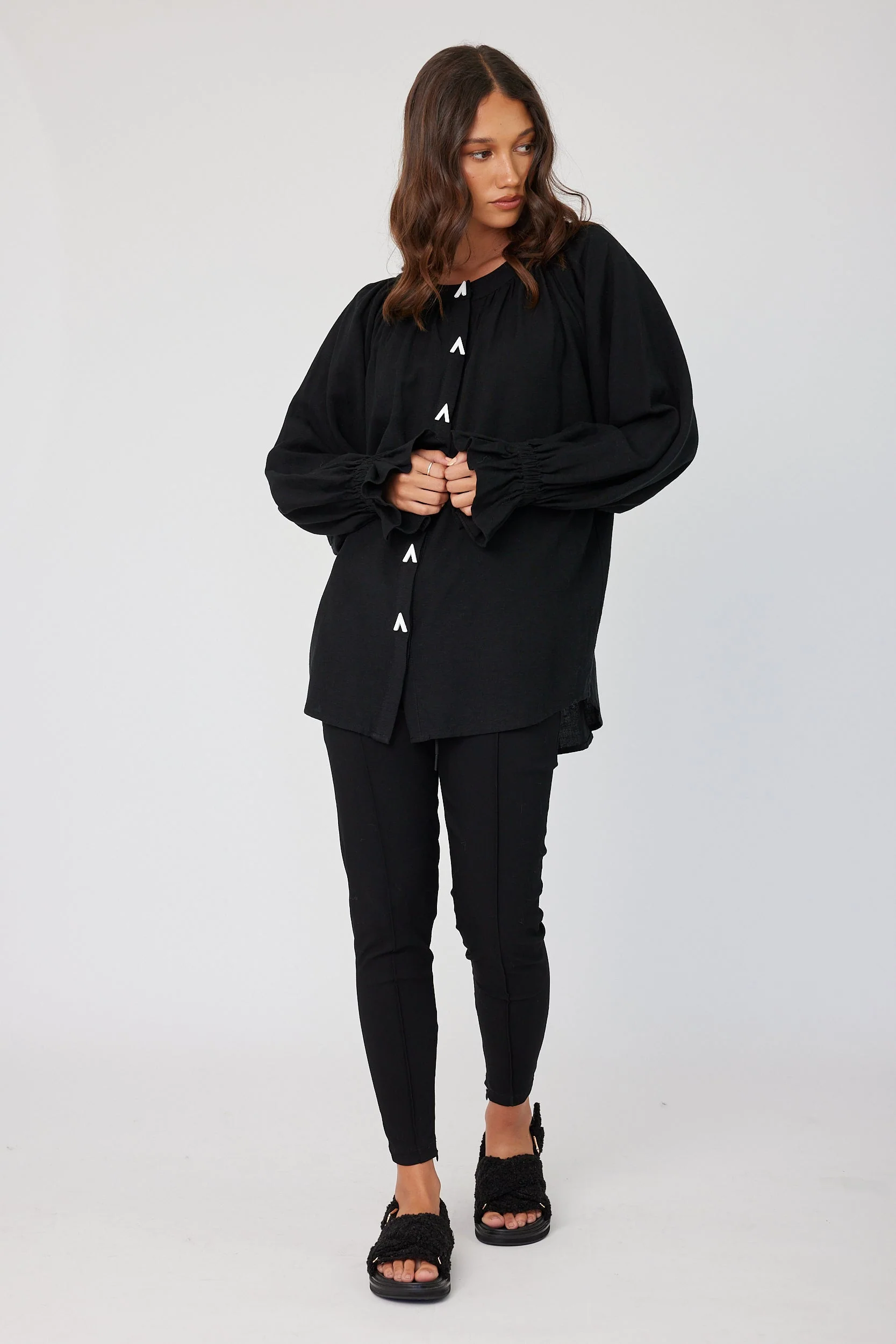 TRINITY Blouse Black - Image 8
