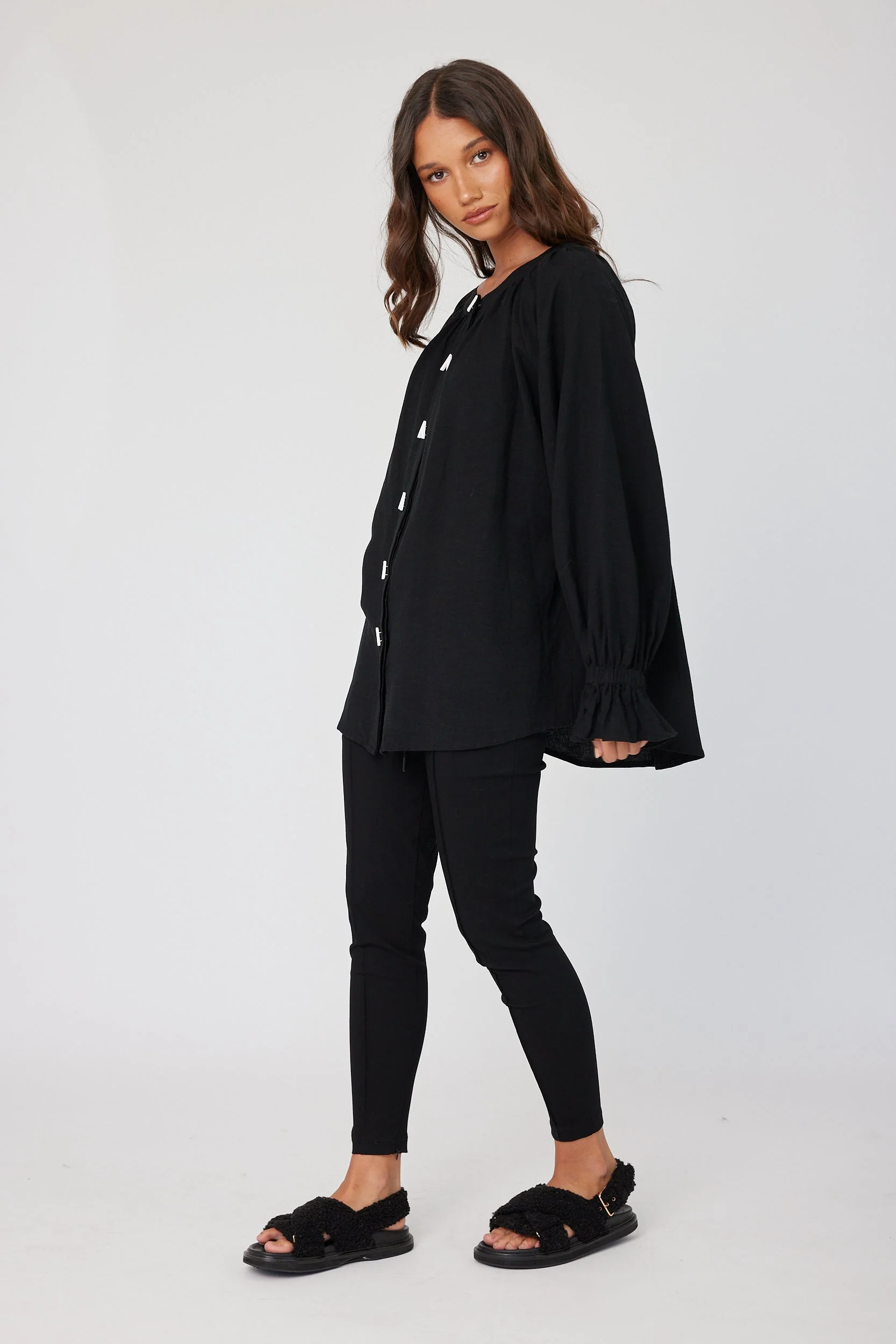 TRINITY Blouse Black - Image 9