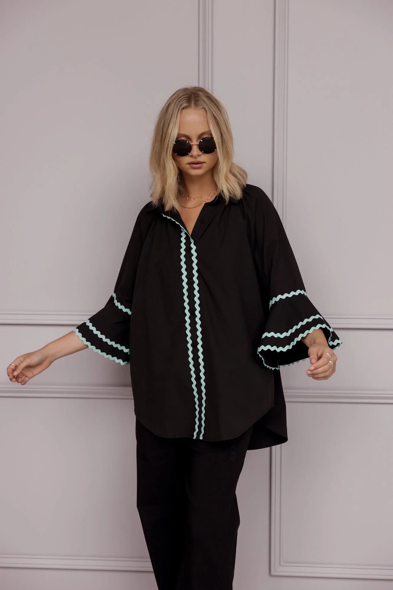 TALULA Blouse Black - Image 2
