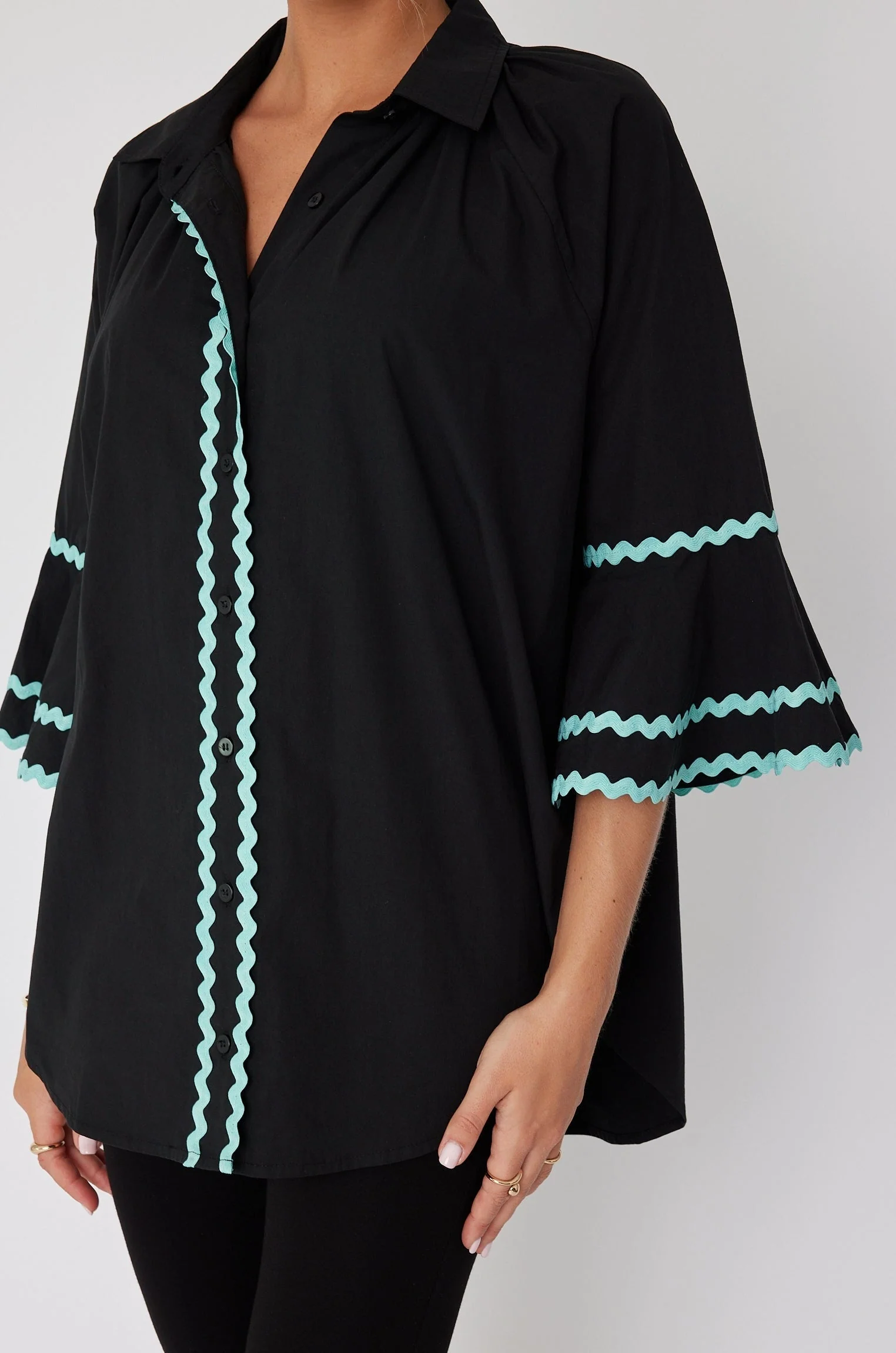 TALULA Blouse Black - Image 4
