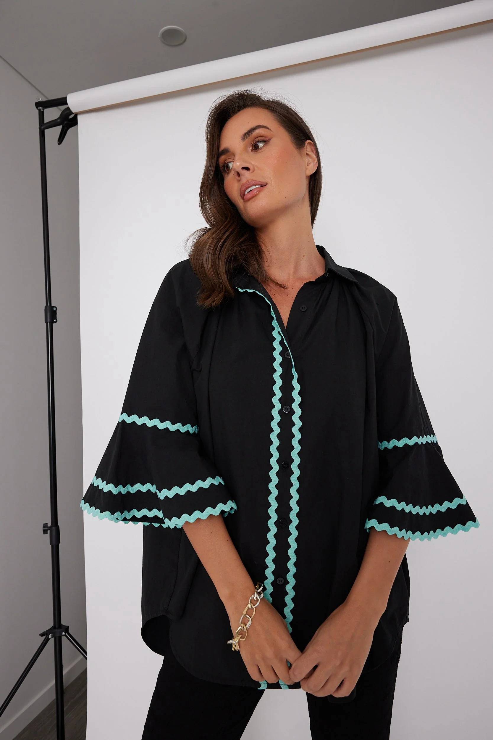 TALULA Blouse Black - Image 5