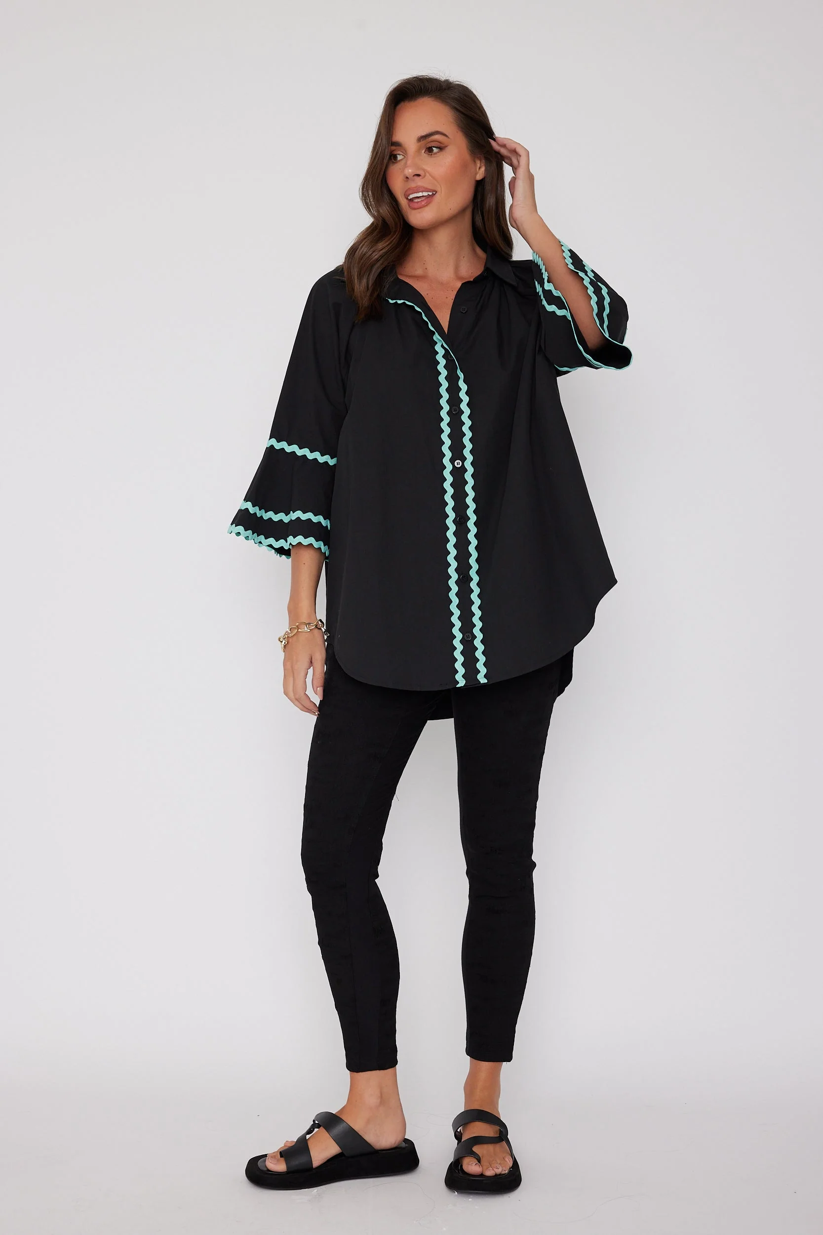 TALULA Blouse Black - Image 6