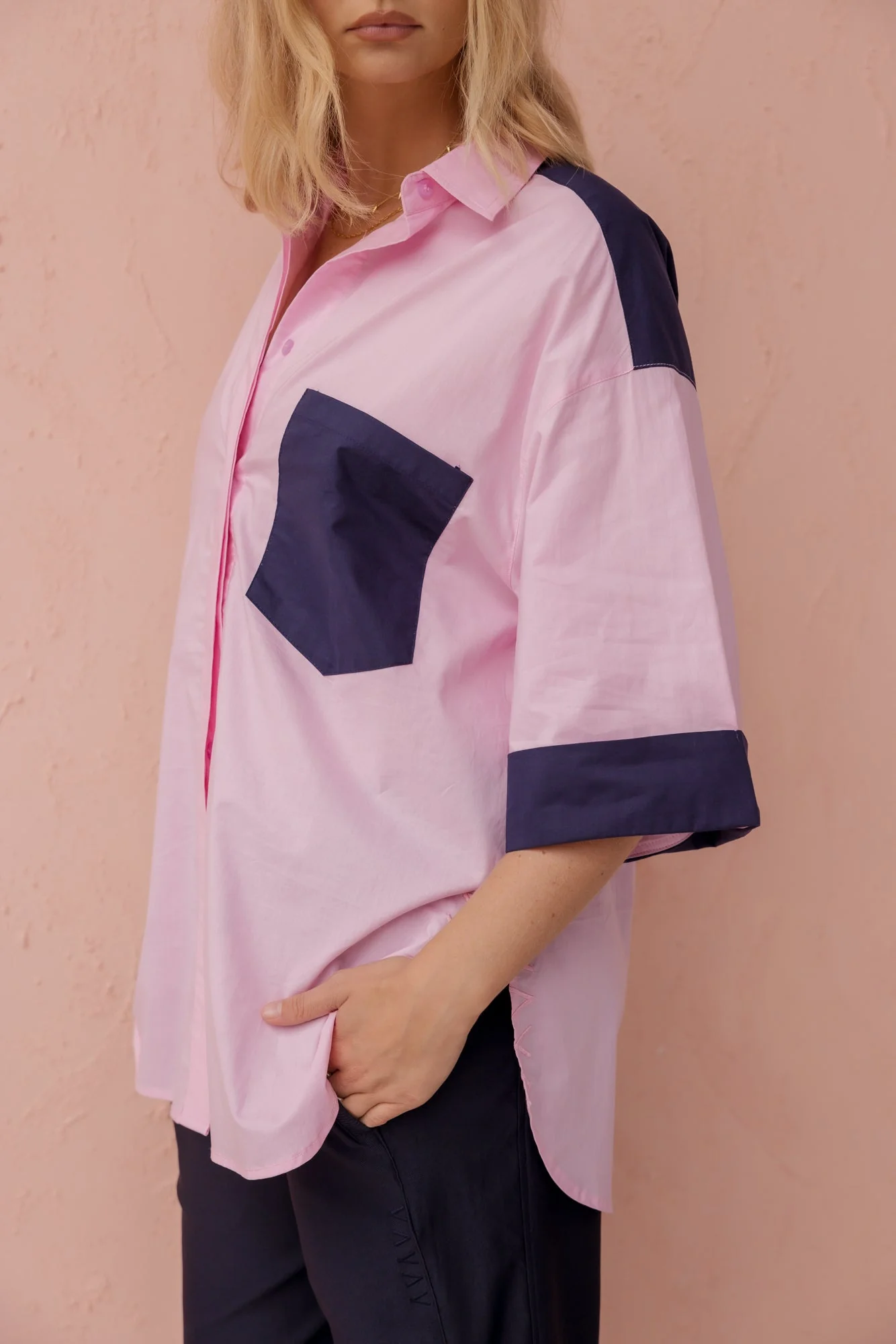 TYRA Shirt Pink - Image 3