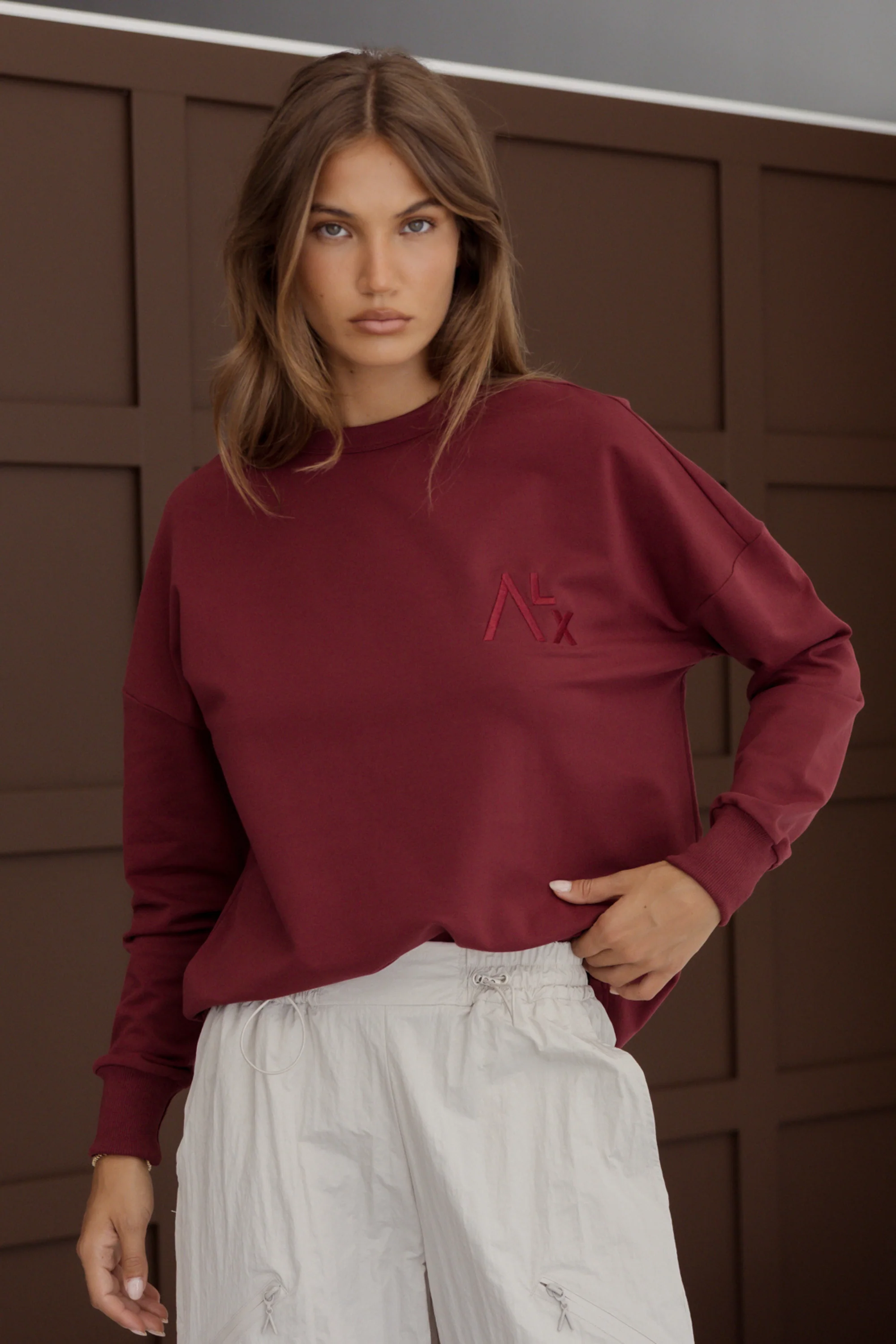 VIRE Jumper Red Wine