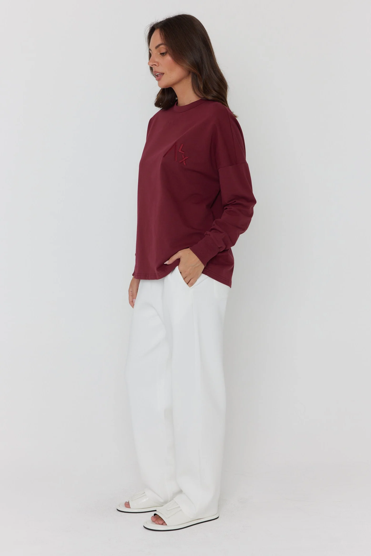 VIRE Jumper Red Wine - Image 8
